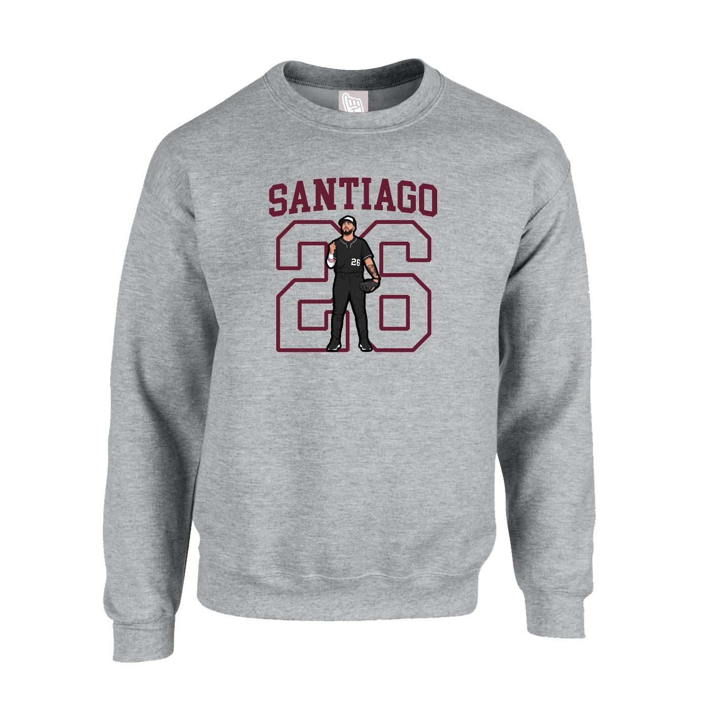 Fleece Crew — Shirsey in Grey
