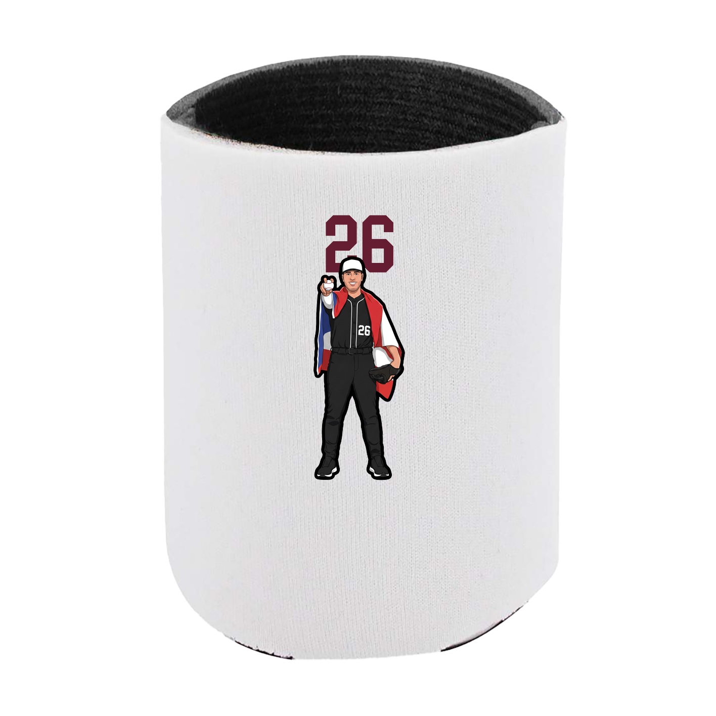 Can Holder — Number Top in White