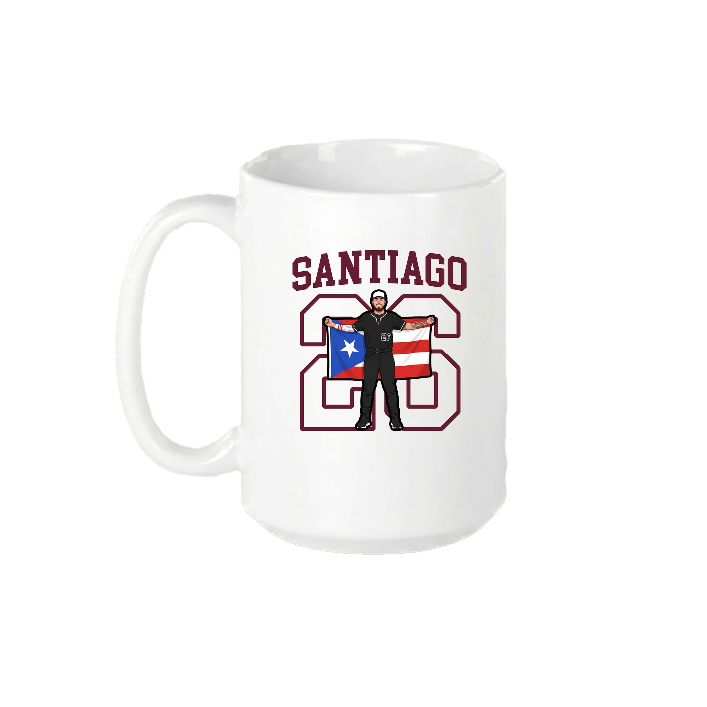 15oz Coffee Mug — Shirsey in White
