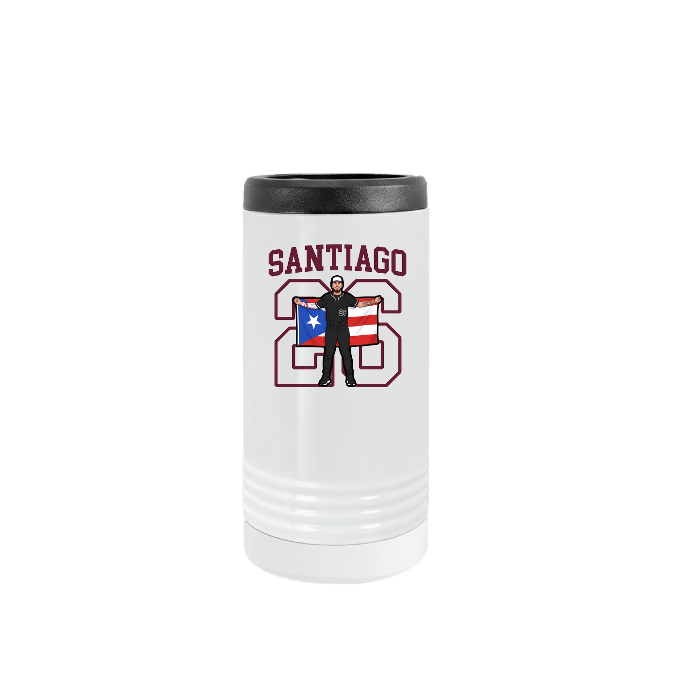 Slim Beverage Holder — Shirsey in White