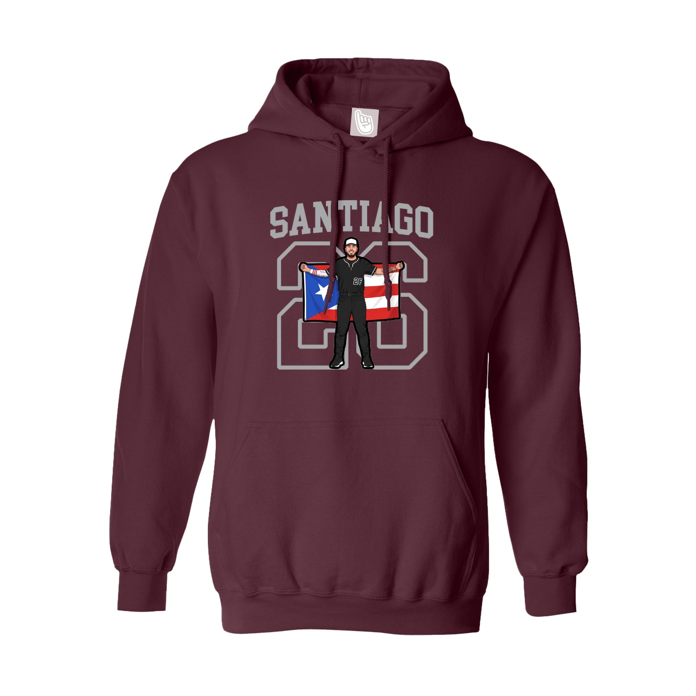 Youth Hoodie — Shirsey in Maroon