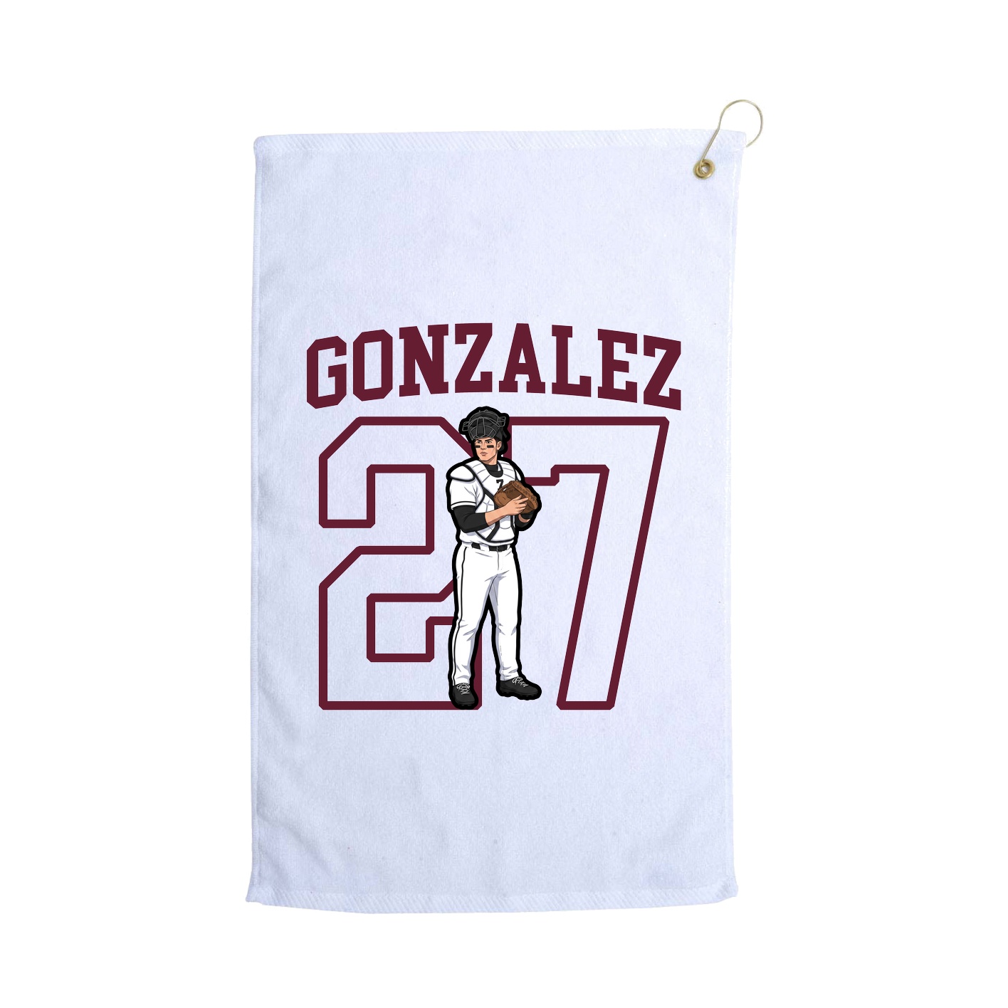 Golf Towel — Shirsey in White