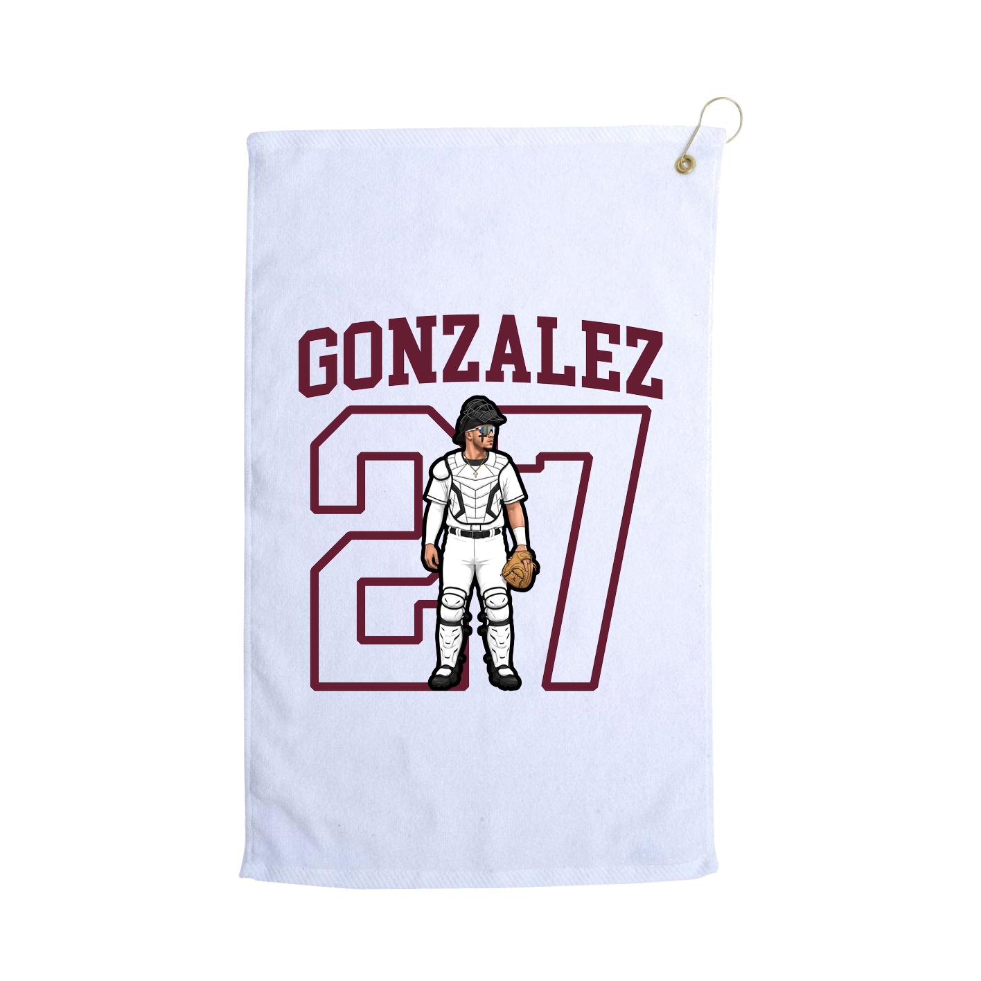 Golf Towel — Shirsey in White