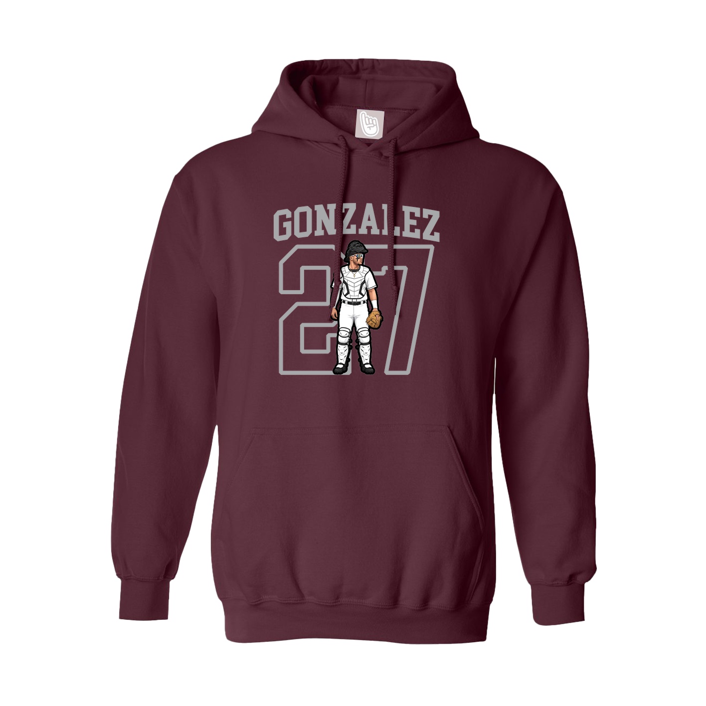 Youth Hoodie — Shirsey in Maroon