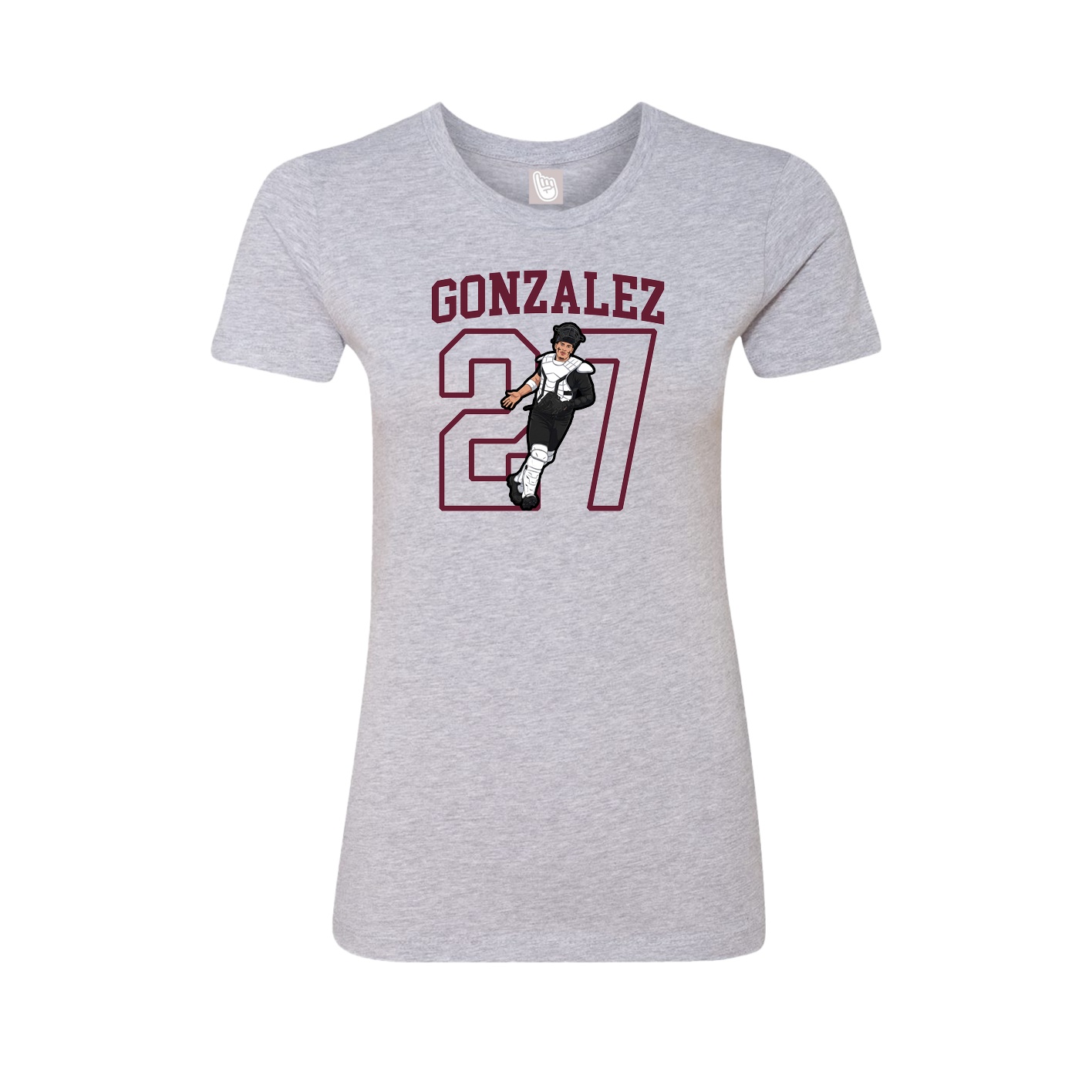 Fitted Women's Tee — Shirsey in Grey