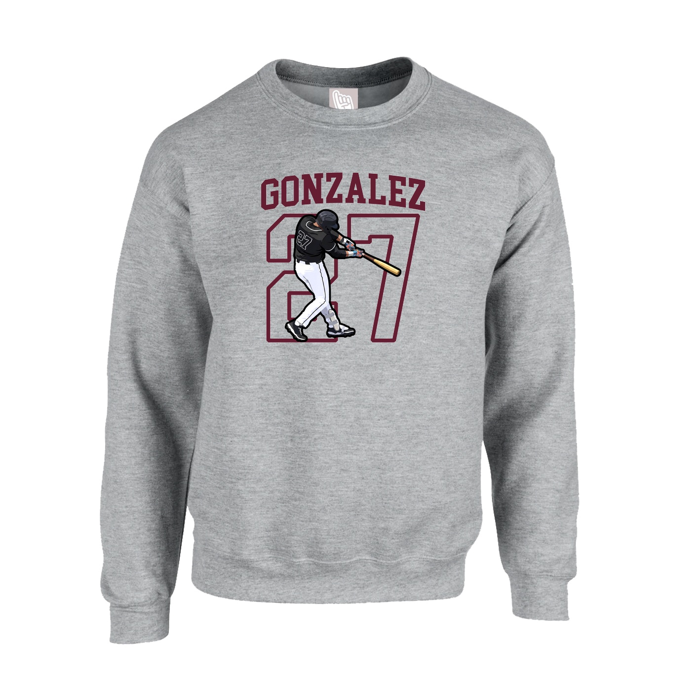 Fleece Crew — Shirsey in Grey