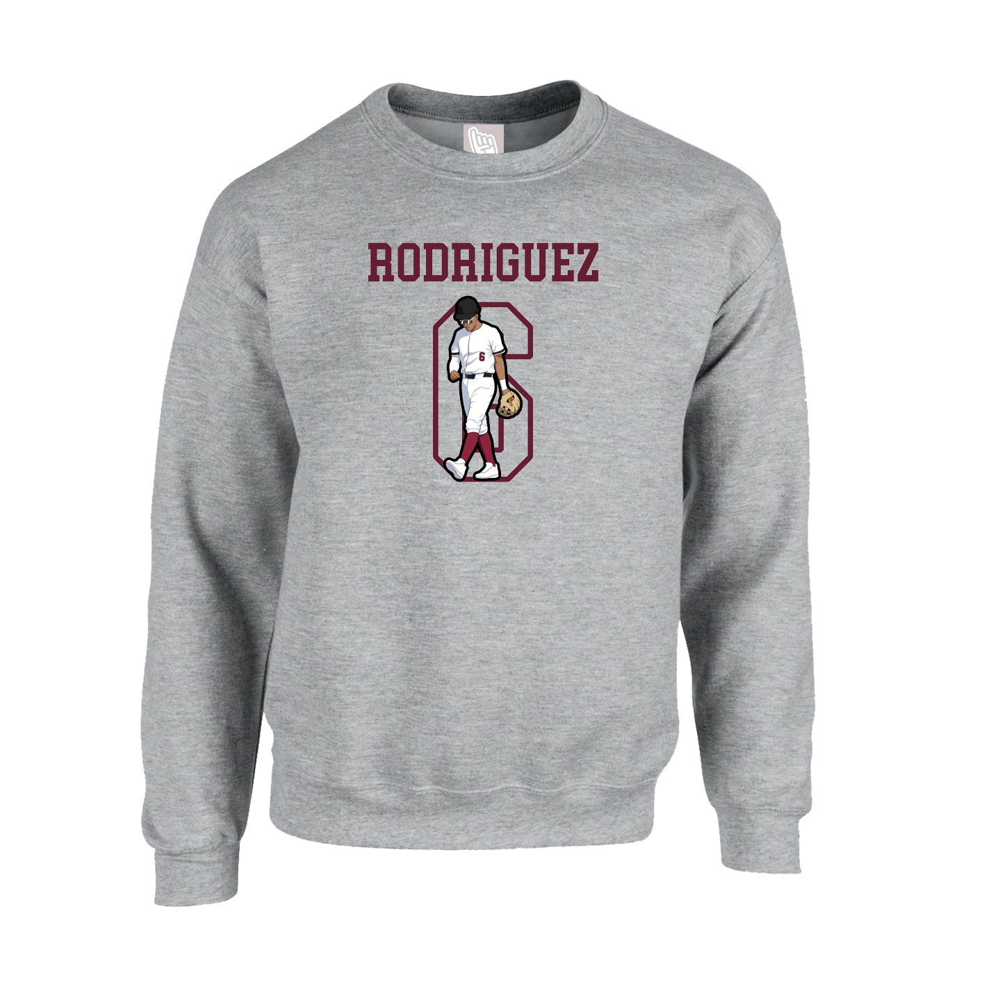 Fleece Crew — Shirsey in Grey