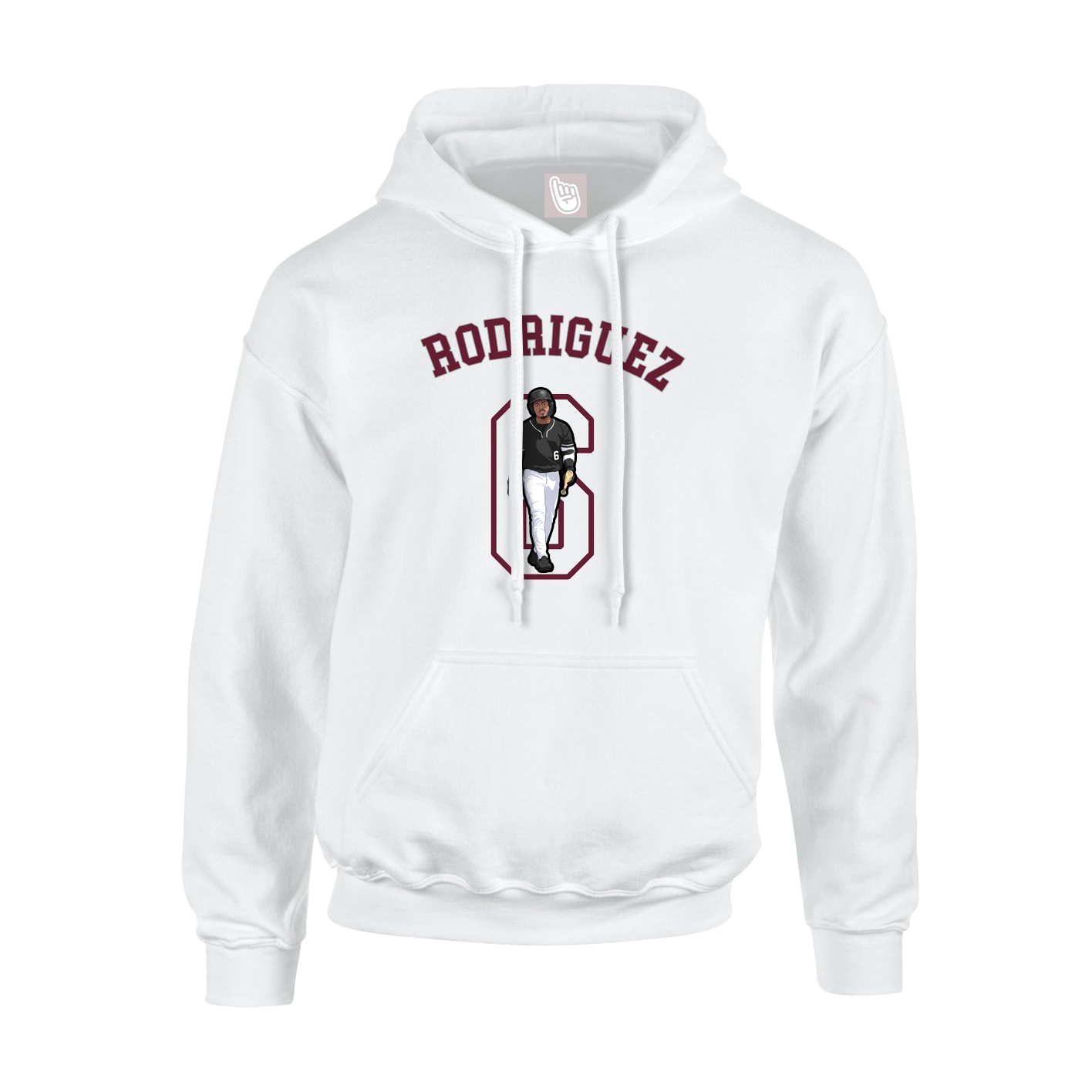 Hoodie — Shirsey Arch in White