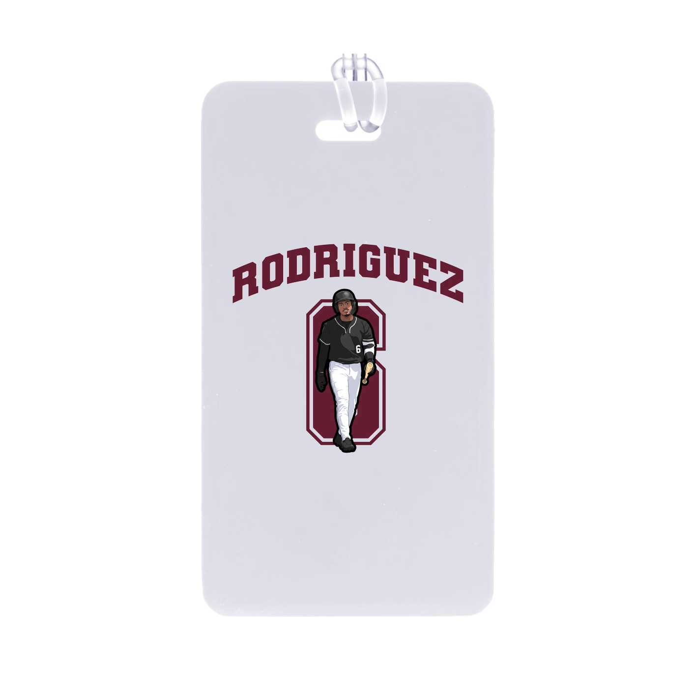 Bag Tag — Number in Classic
