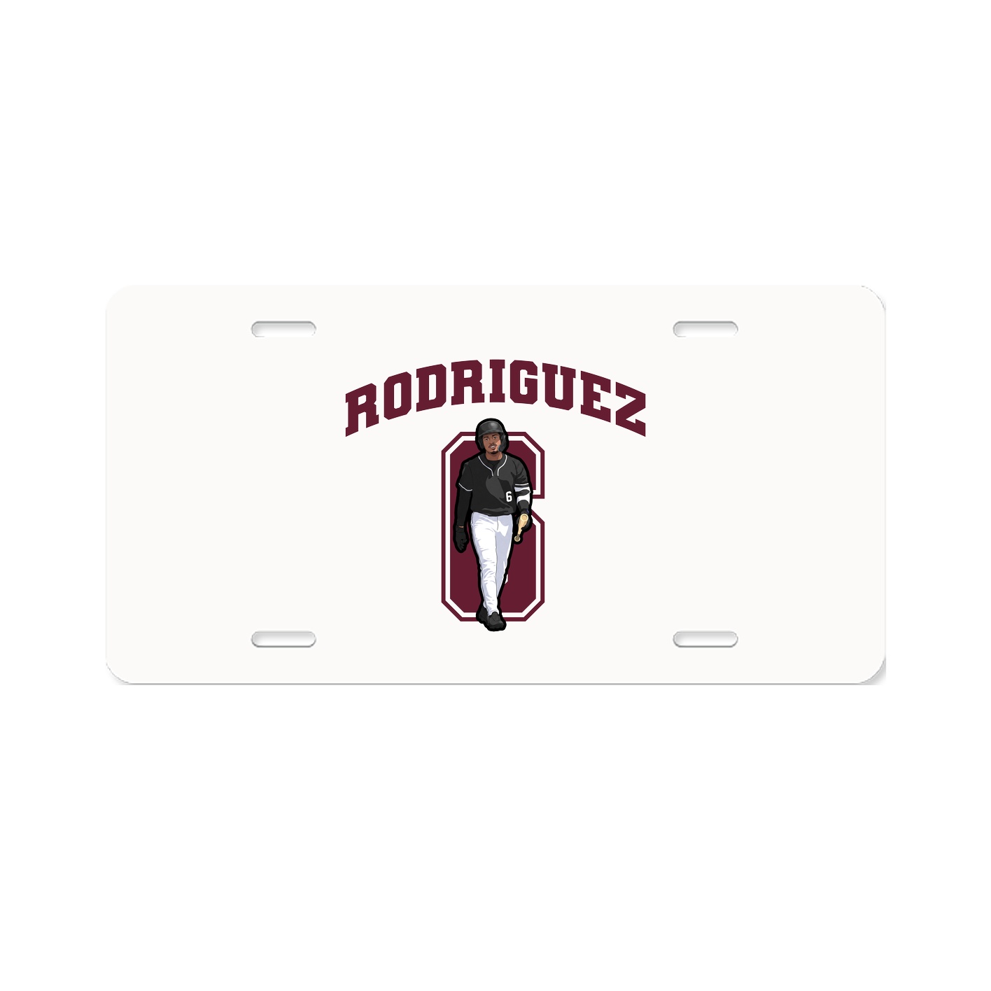 License Plate — Number in Classic