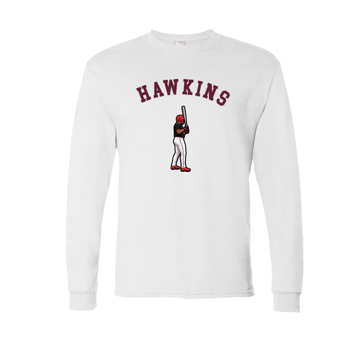 Long Sleeve Tee — Shirsey Arch in White