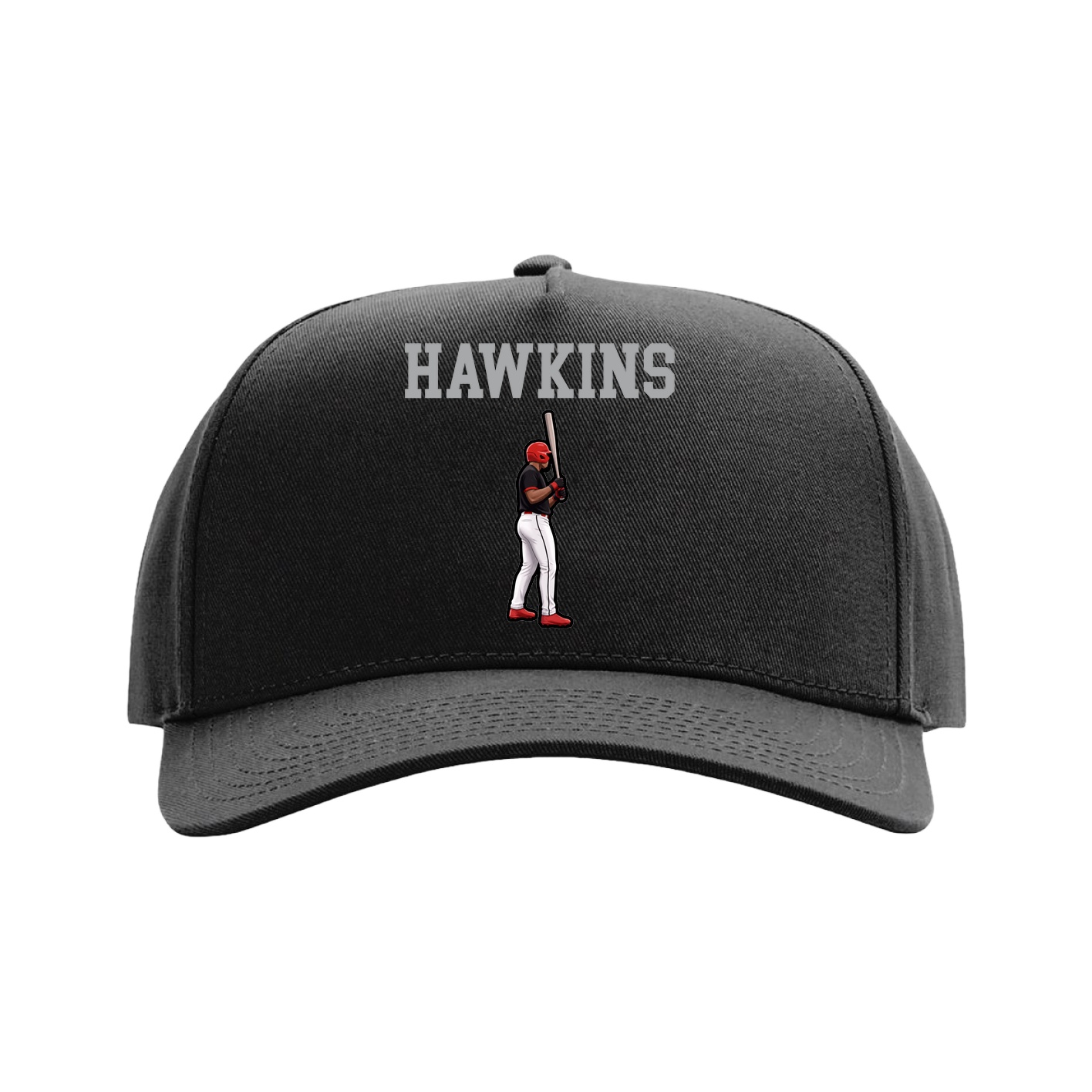 Full Fabric Five-Panel Champ Cap — Shirsey in Black