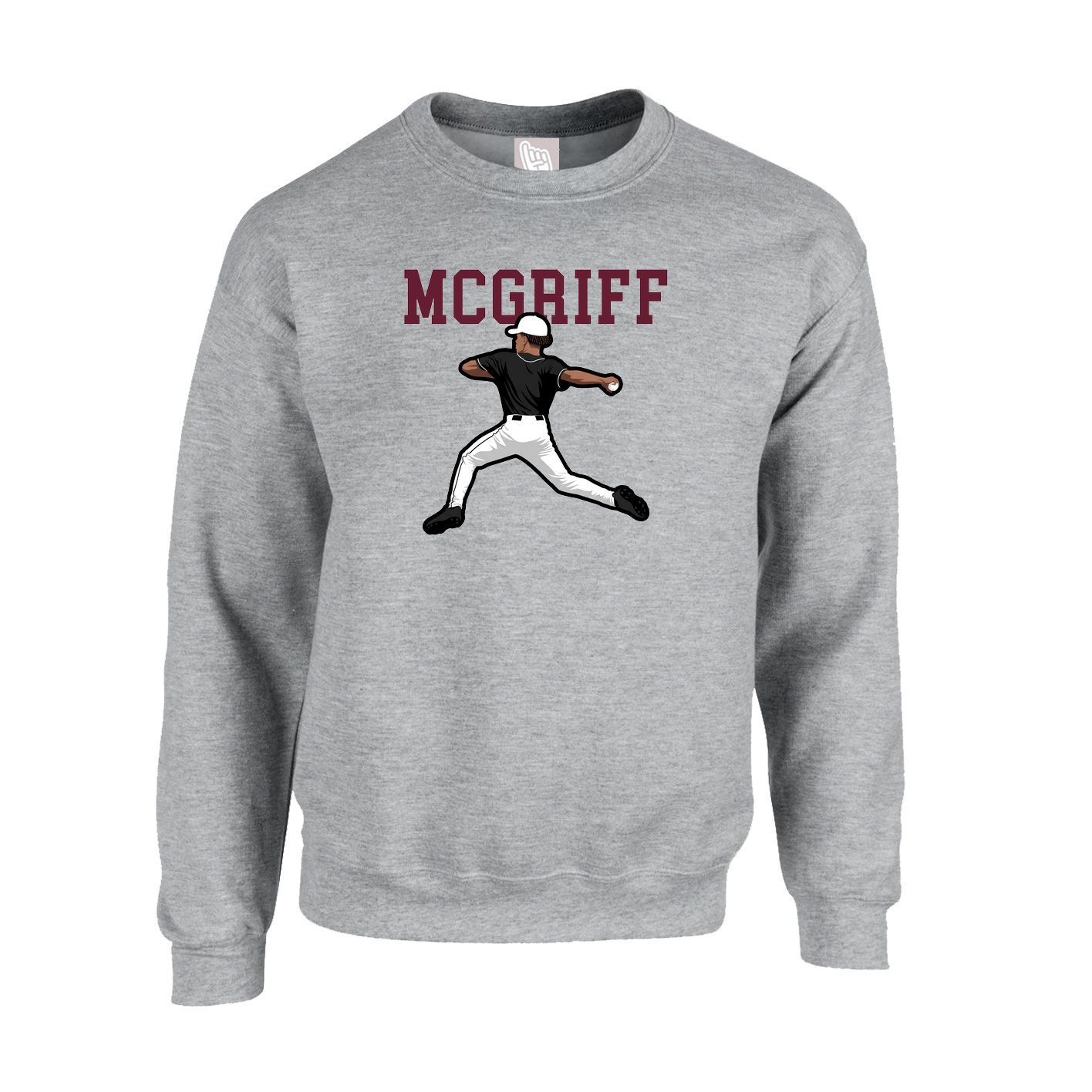 Fleece Crew — Shirsey in Grey