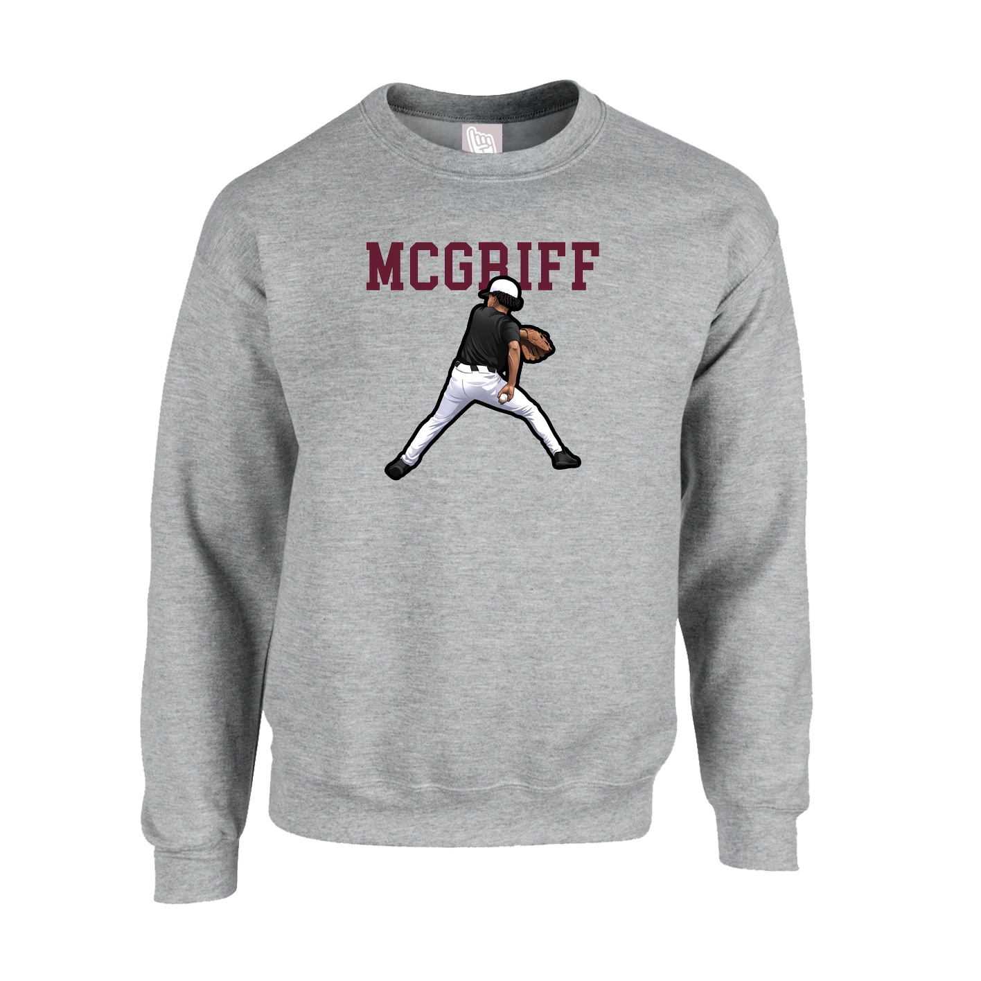 Fleece Crew — Shirsey in Grey