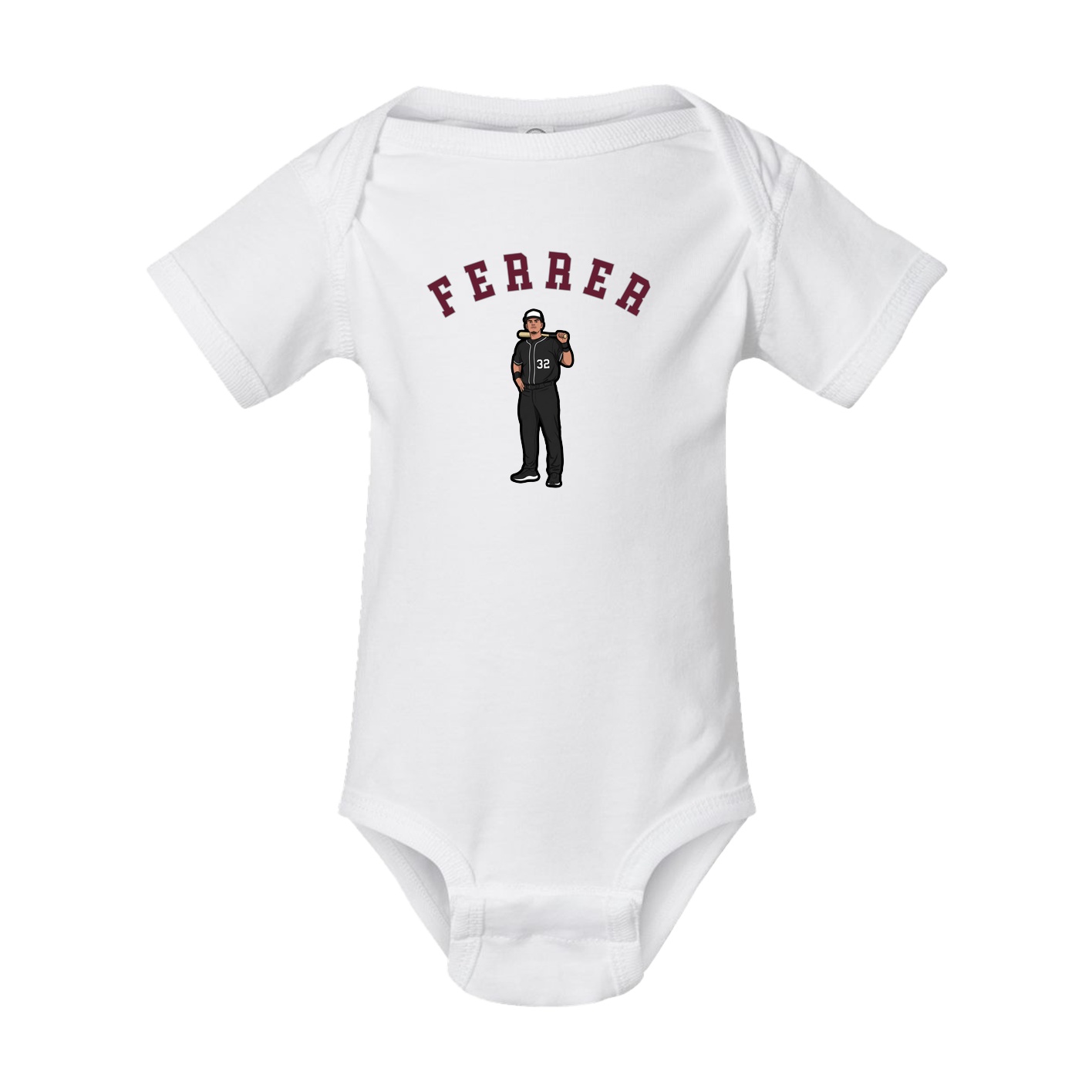 Baby Onesie — Shirsey Arch in White