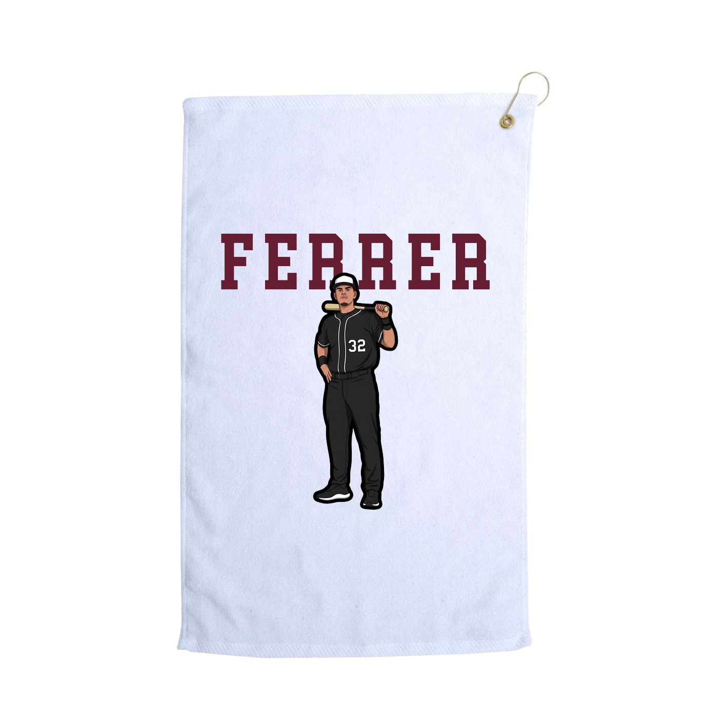 Golf Towel — Shirsey in White