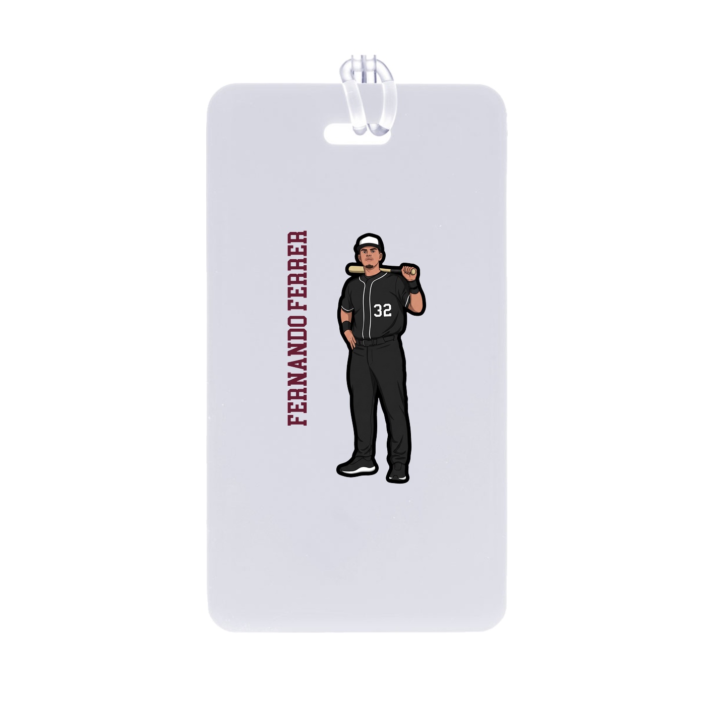 Bag Tag — Name Vertical in Classic