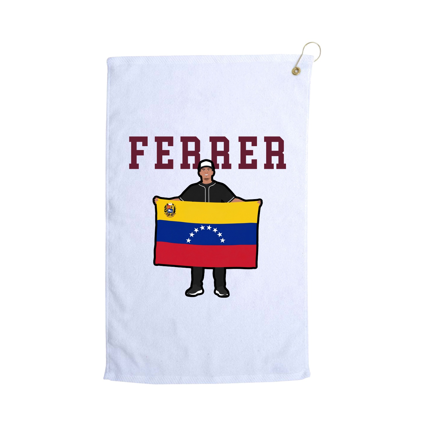 Golf Towel — Shirsey in White
