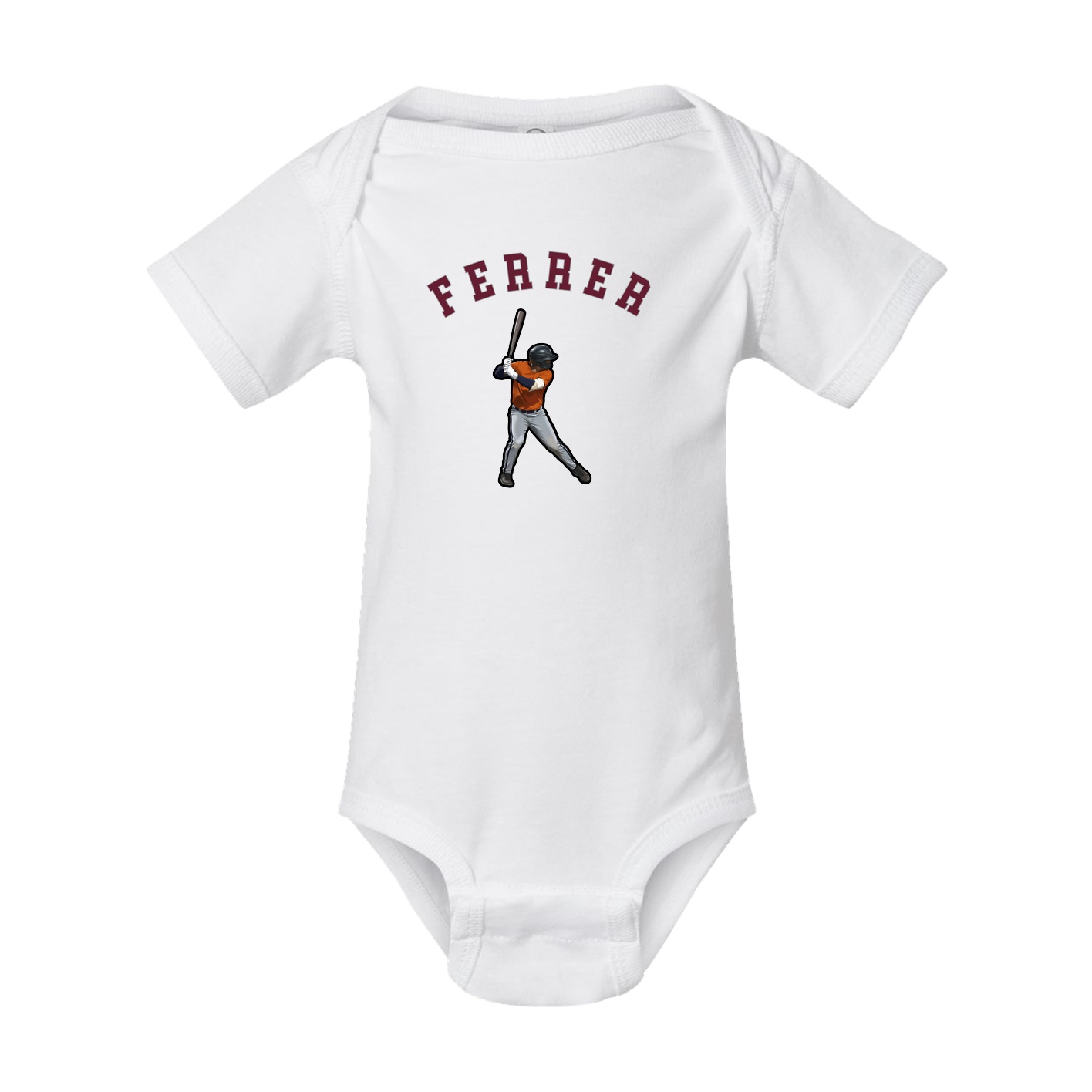 Baby Onesie — Shirsey Arch in White