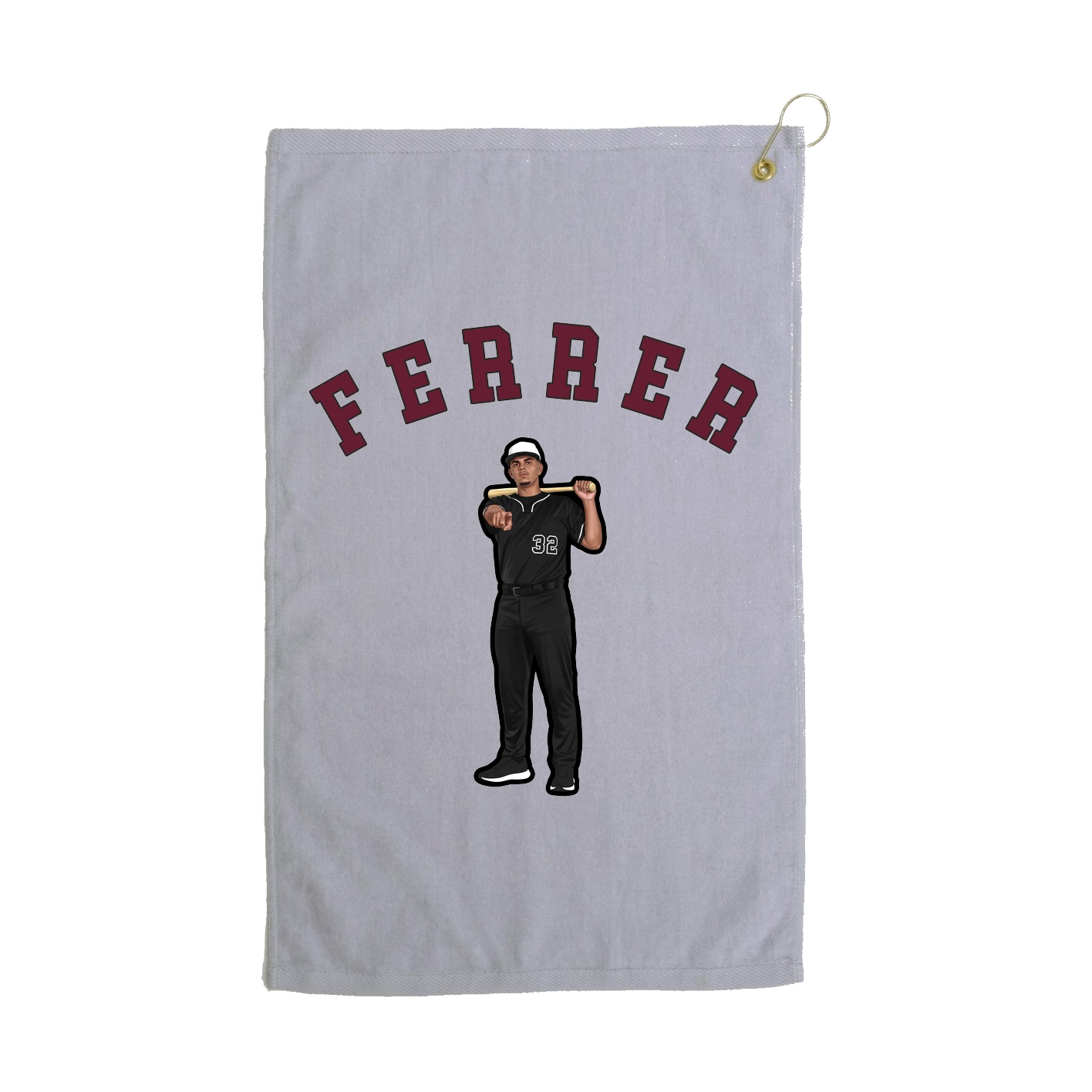 Golf Towel — Shirsey Arch in Grey