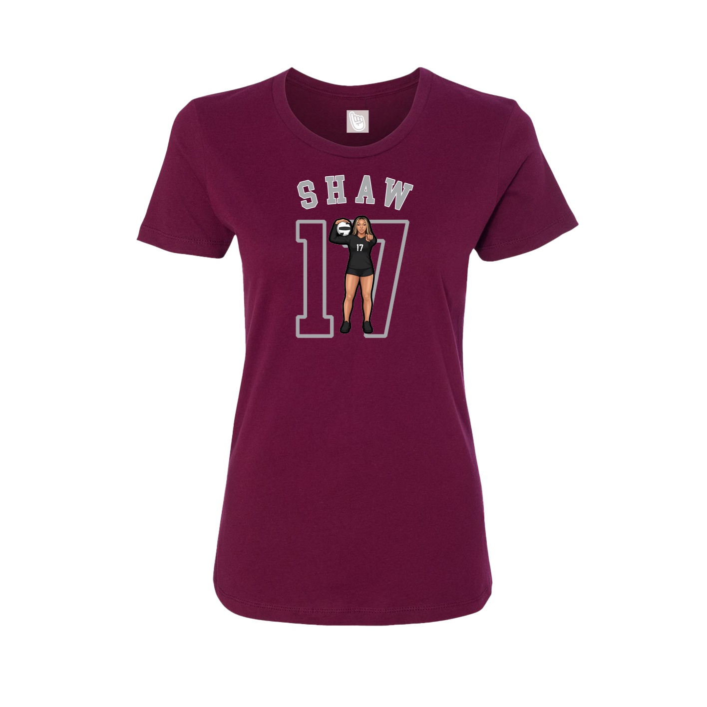 Womens Tee — Shirsey Arch in Maroon
