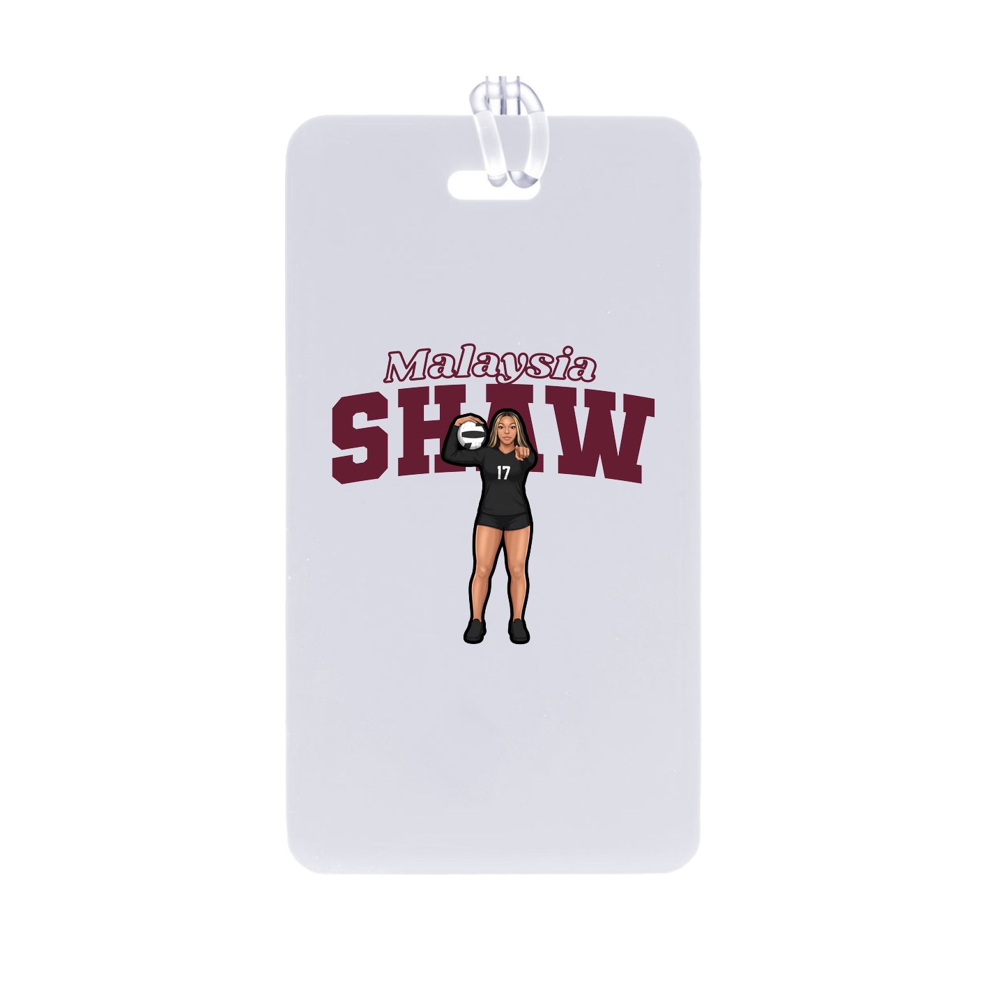 Bag Tag — Name Arch in Classic