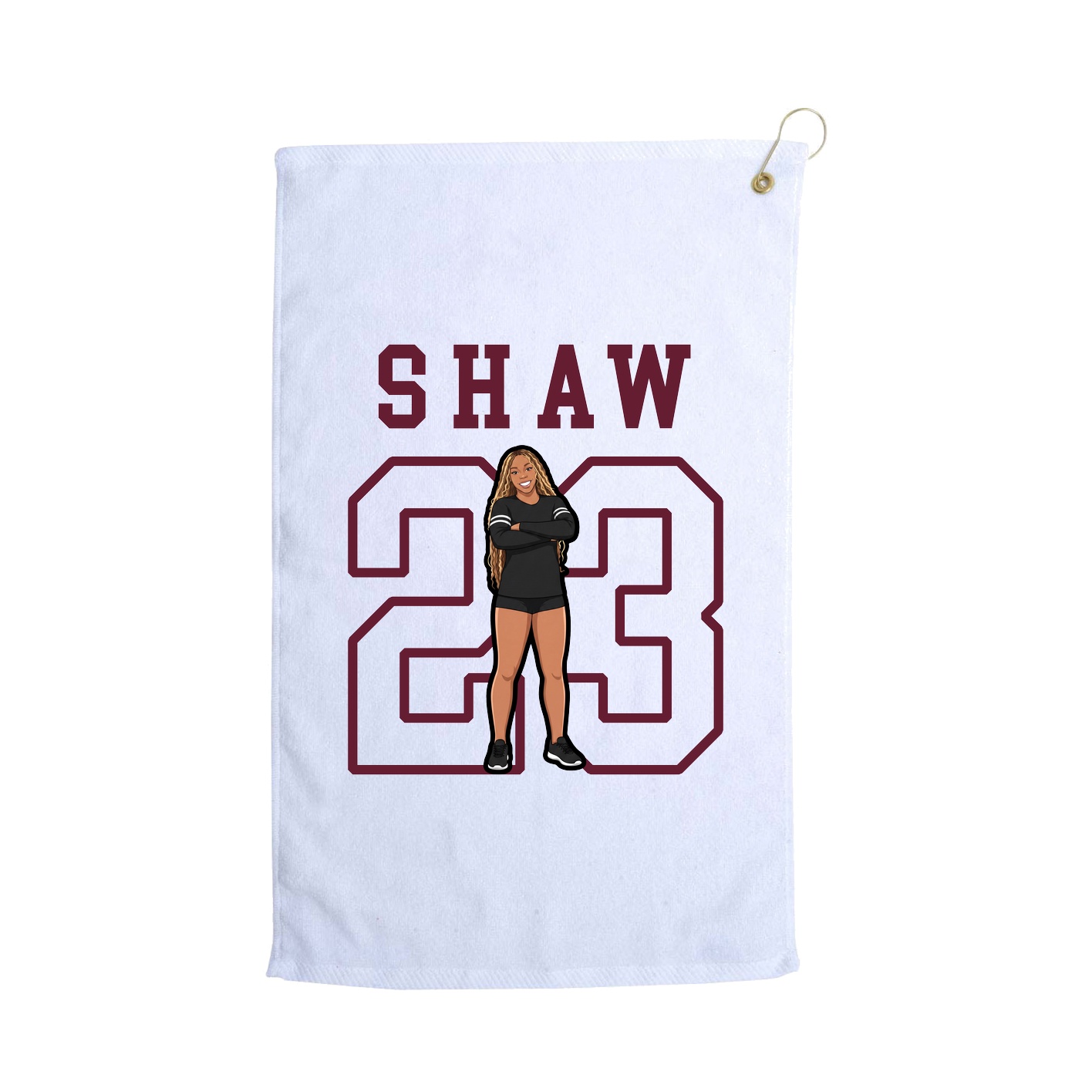 Golf Towel — Shirsey in White