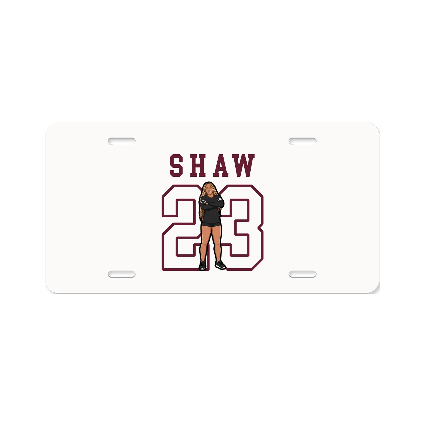 License Plate — Shirsey in Classic