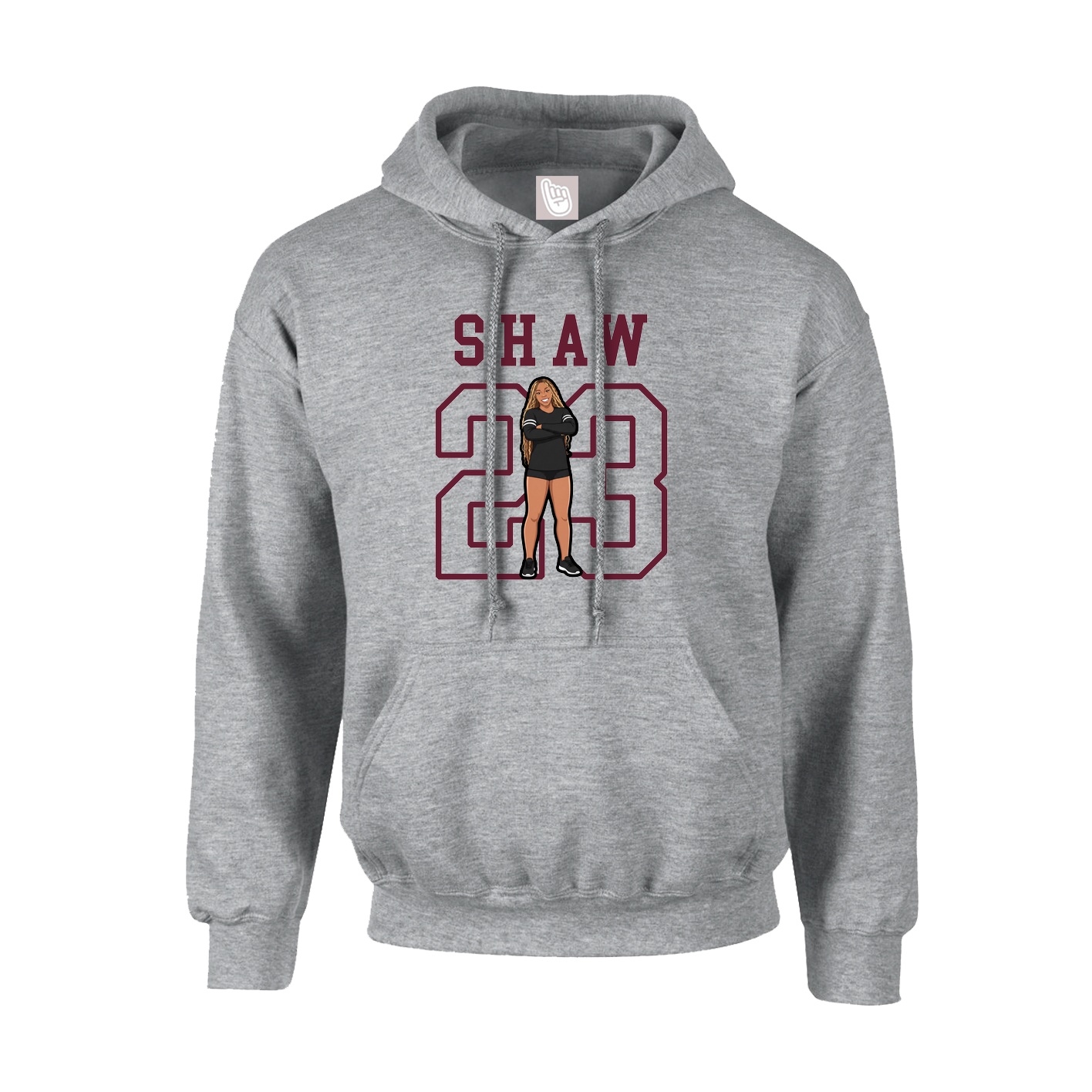 Hoodie — Shirsey in Grey