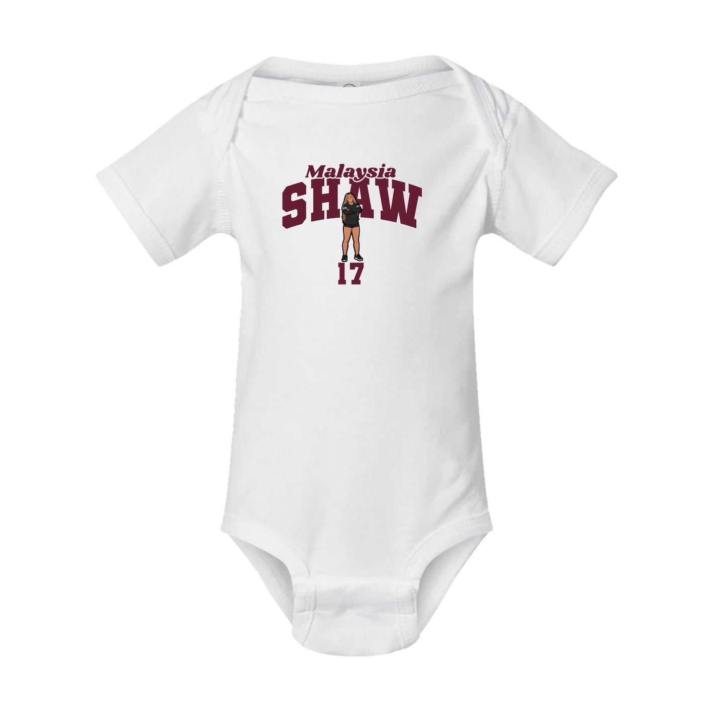 Baby Onesie — Signature Arch in White