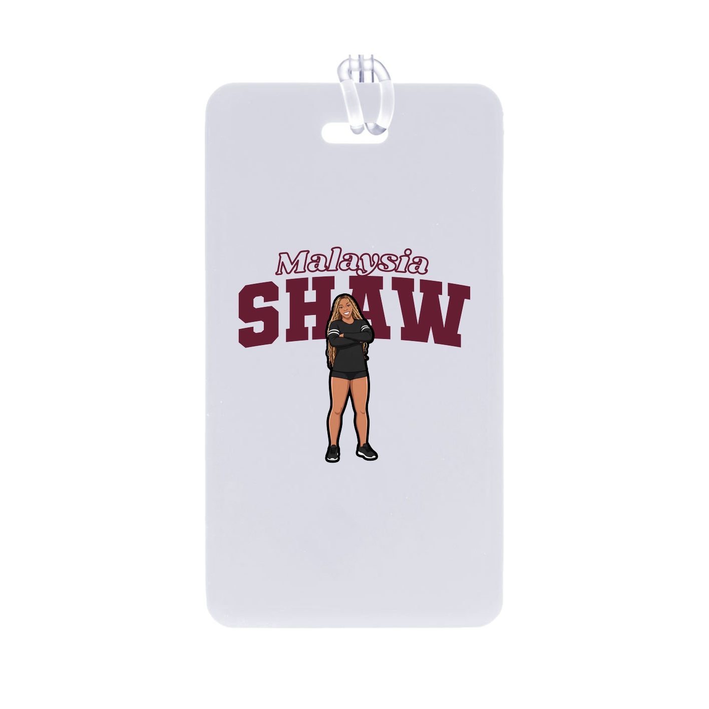 Bag Tag — Name Arch in Classic