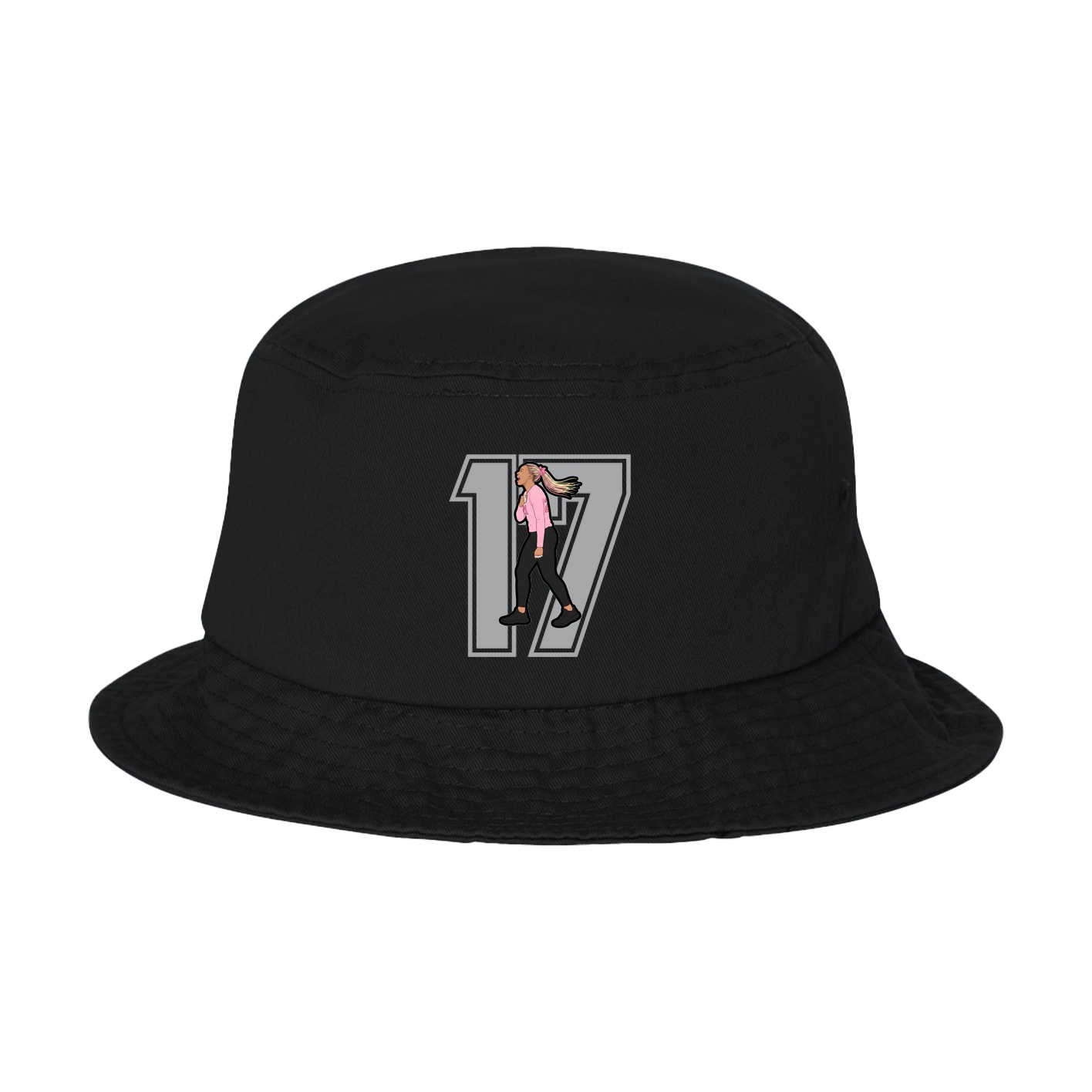 Bucket Cap — Number in Black