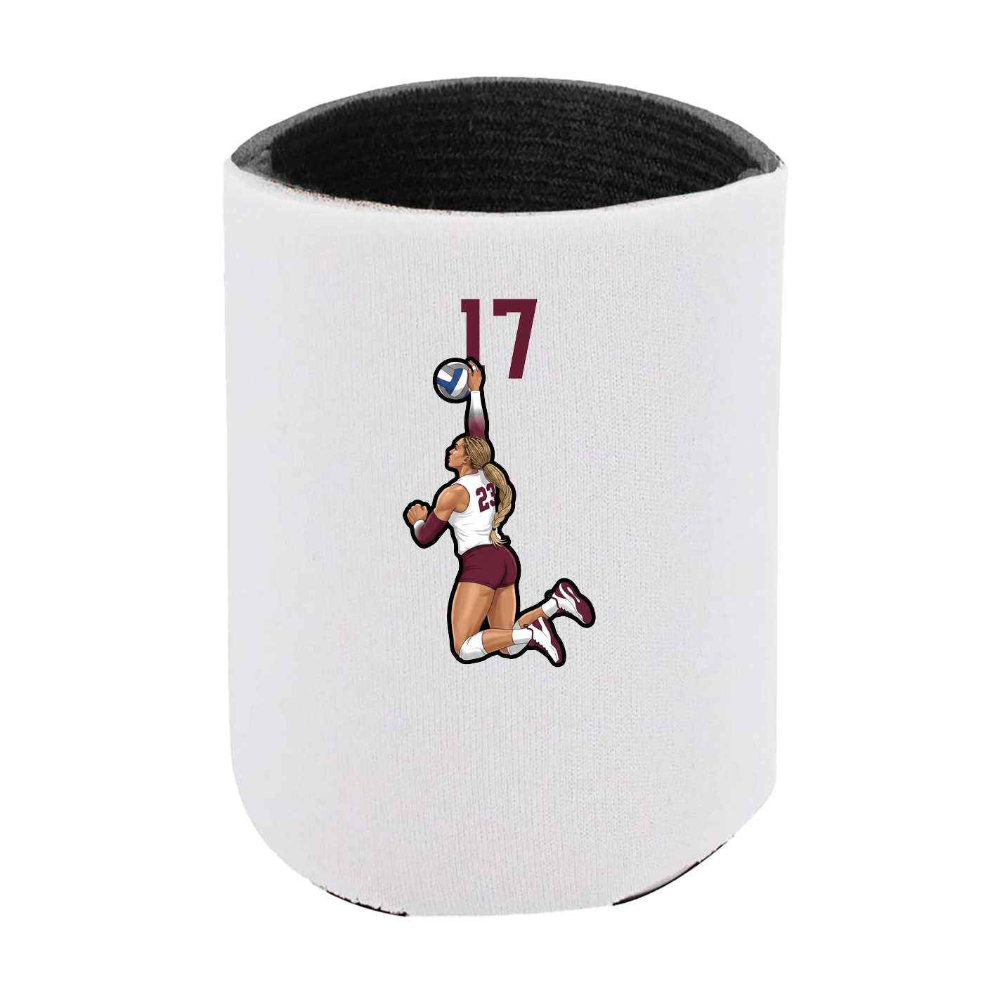 Can Holder — Number Top in White