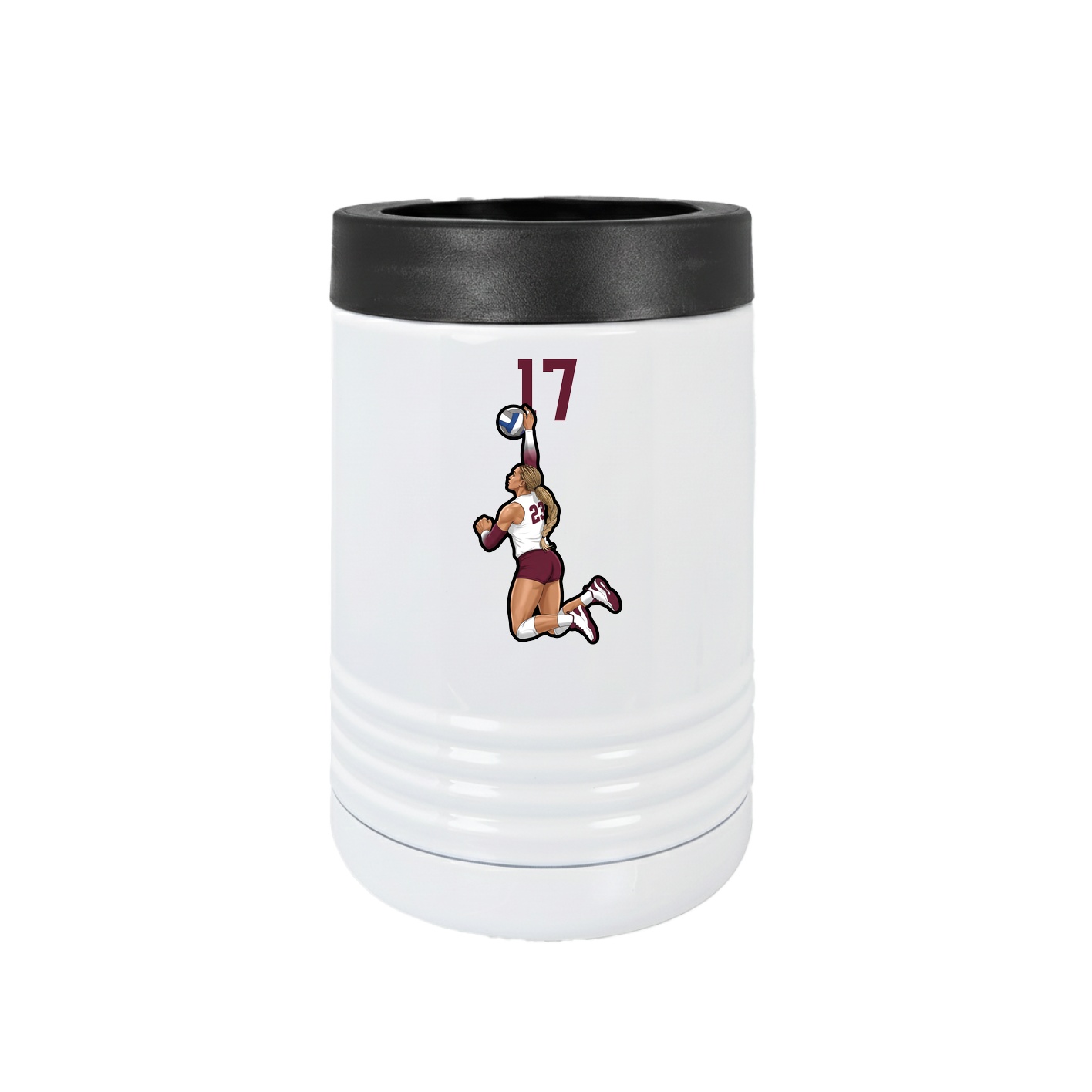 Beverage Holder — Number Top in White