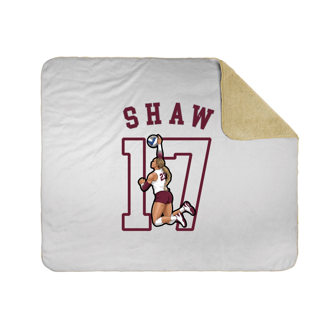 Throw Blanket — Shirsey Arch in White