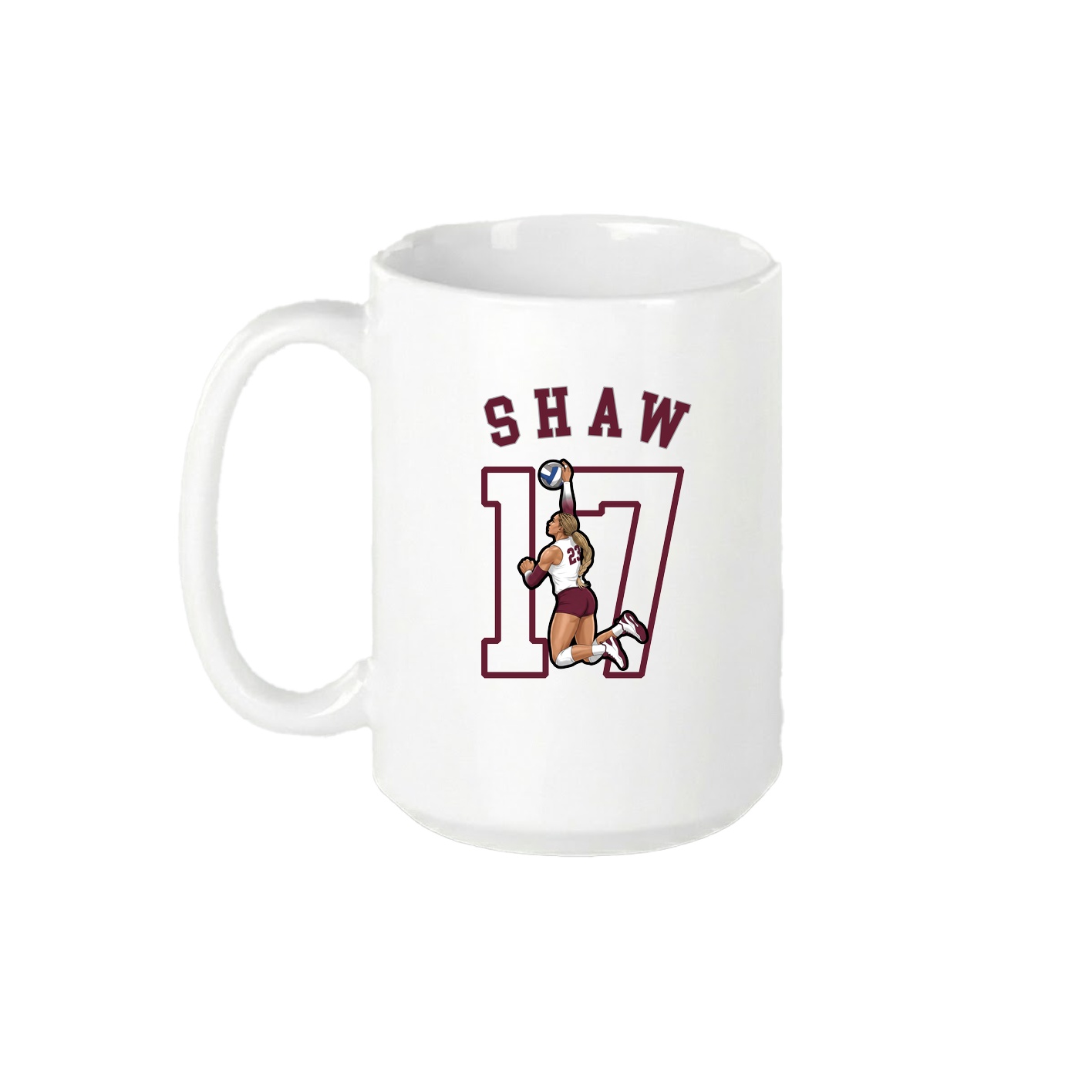 15oz Coffee Mug — Shirsey Arch in White