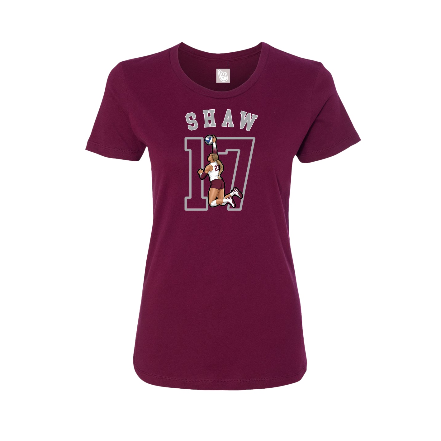 Womens Tee — Shirsey Arch in Maroon