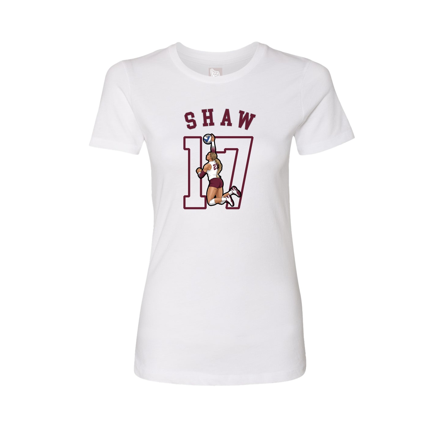 Womens Tee — Shirsey Arch in White