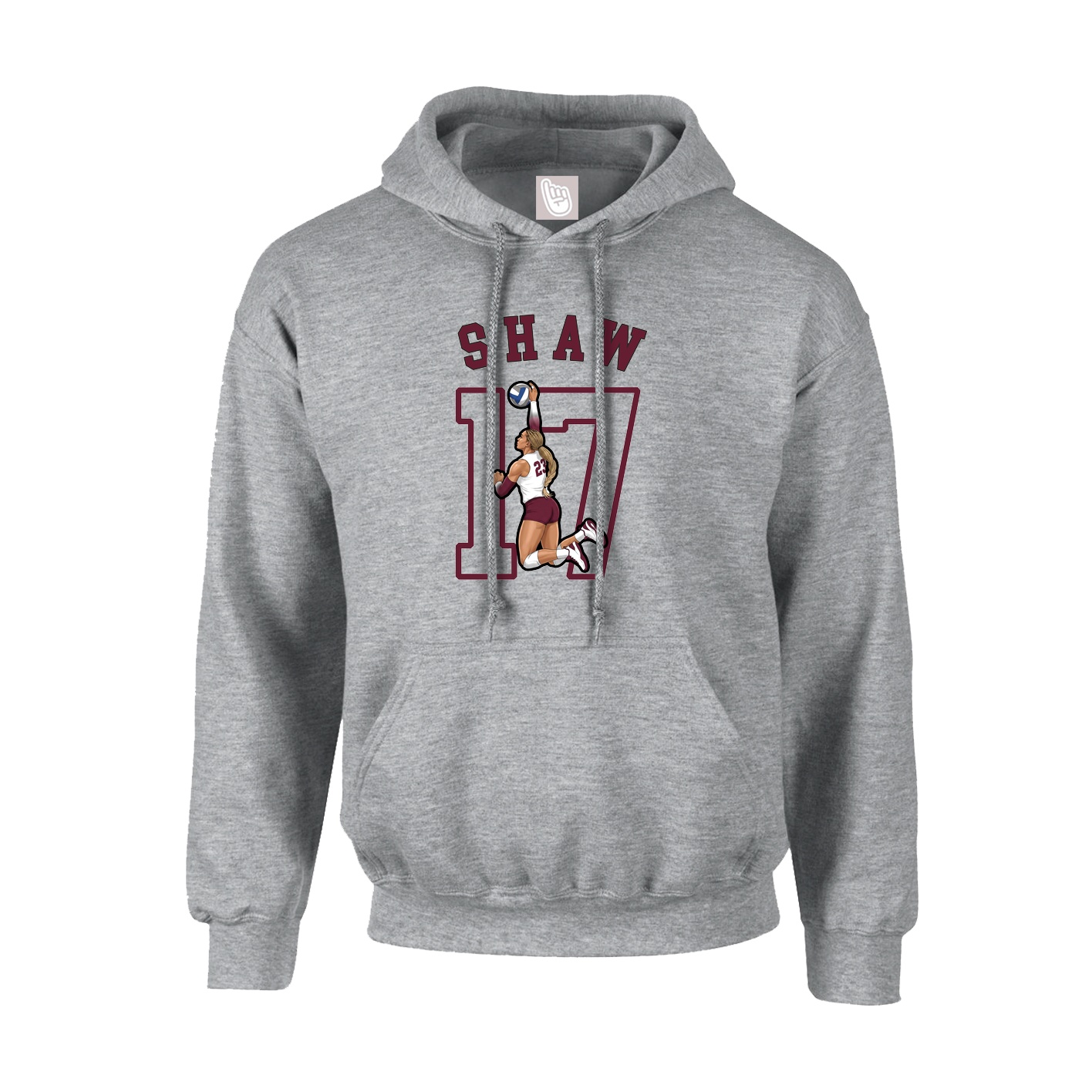 Hoodie — Shirsey Arch in Grey