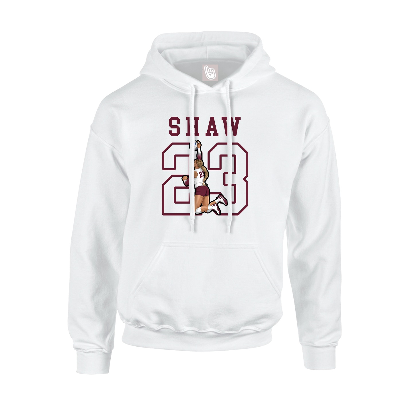 Youth Hoodie — Shirsey in White