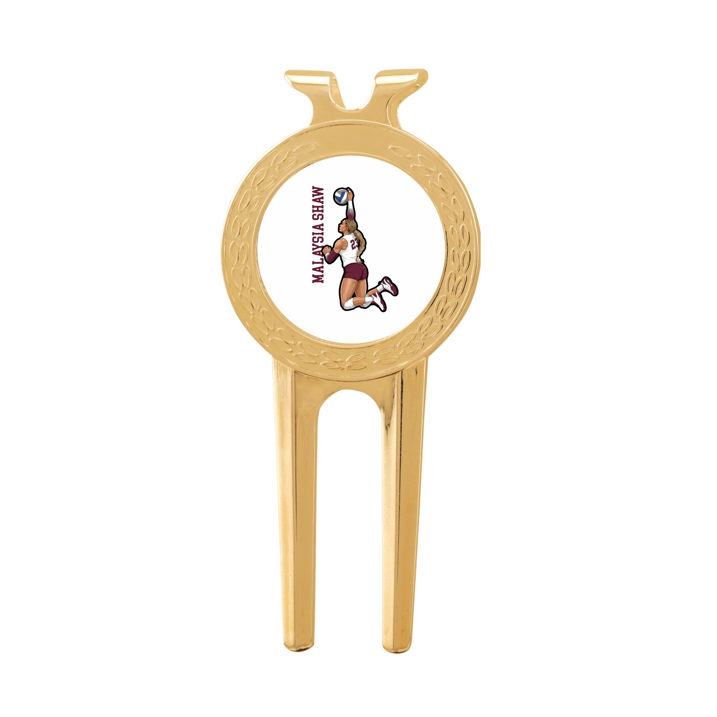 Divot Tool with Ball Marker — Name Vertical in Classic