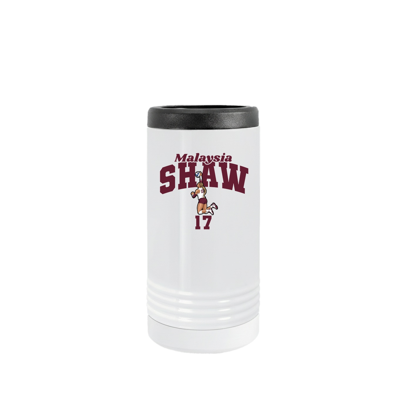Slim Beverage Holder — Signature Arch in White