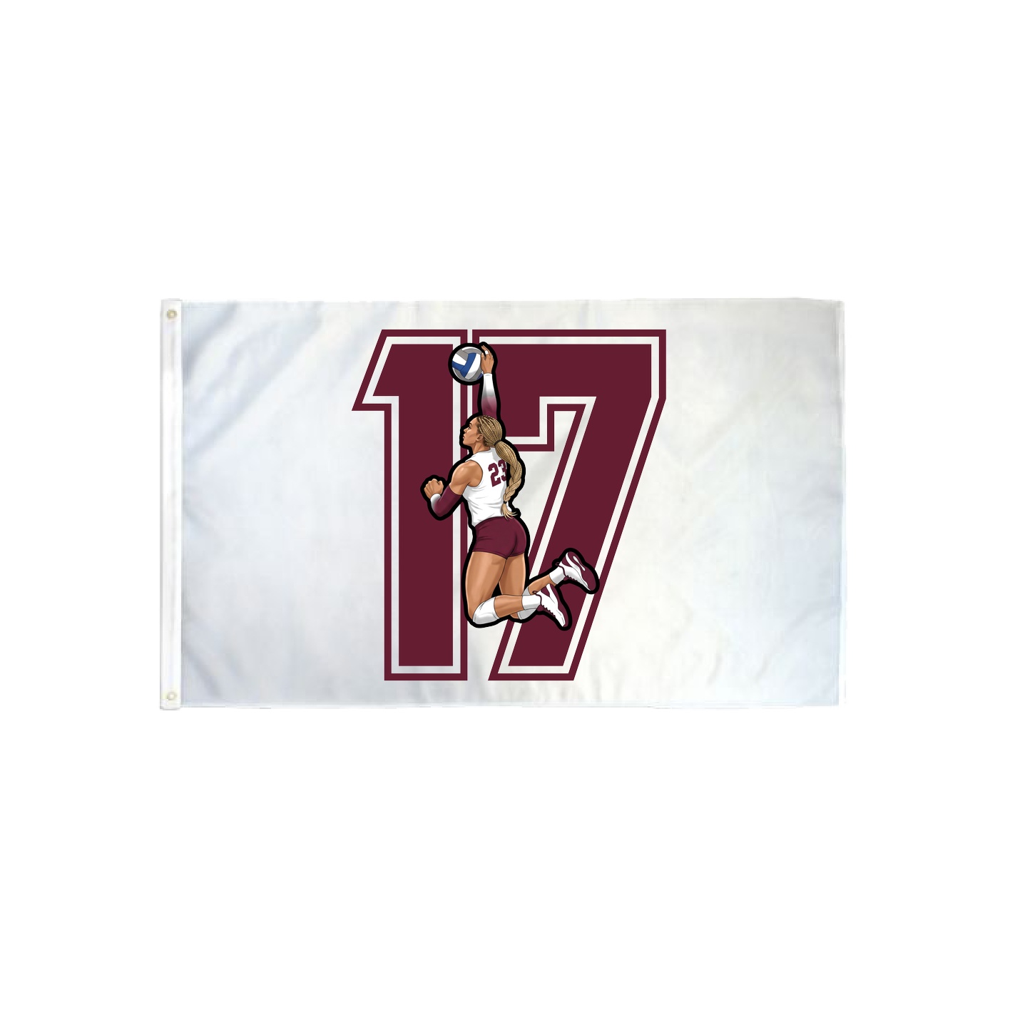 3x5 Flag — Number in Classic