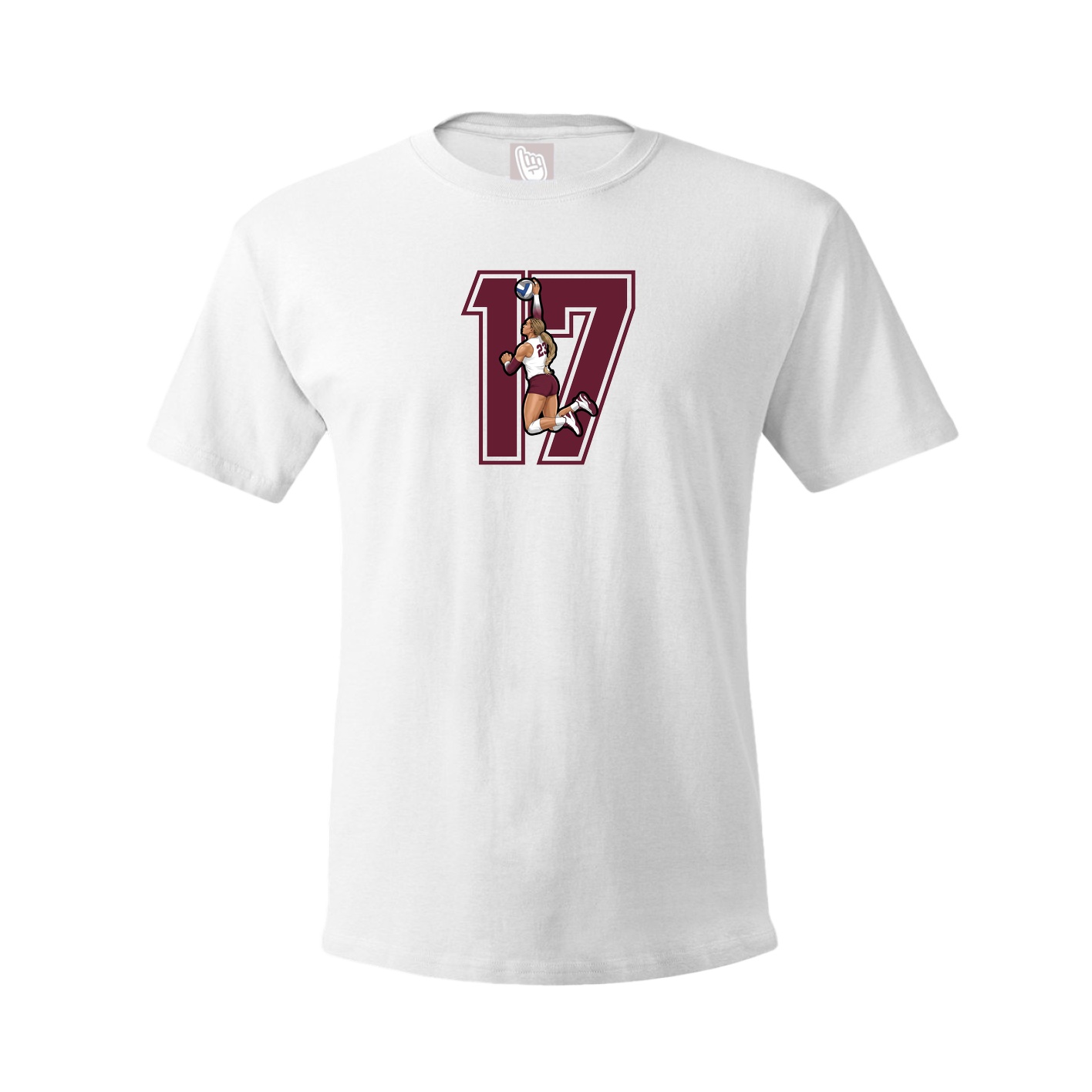 Tee — Number in White