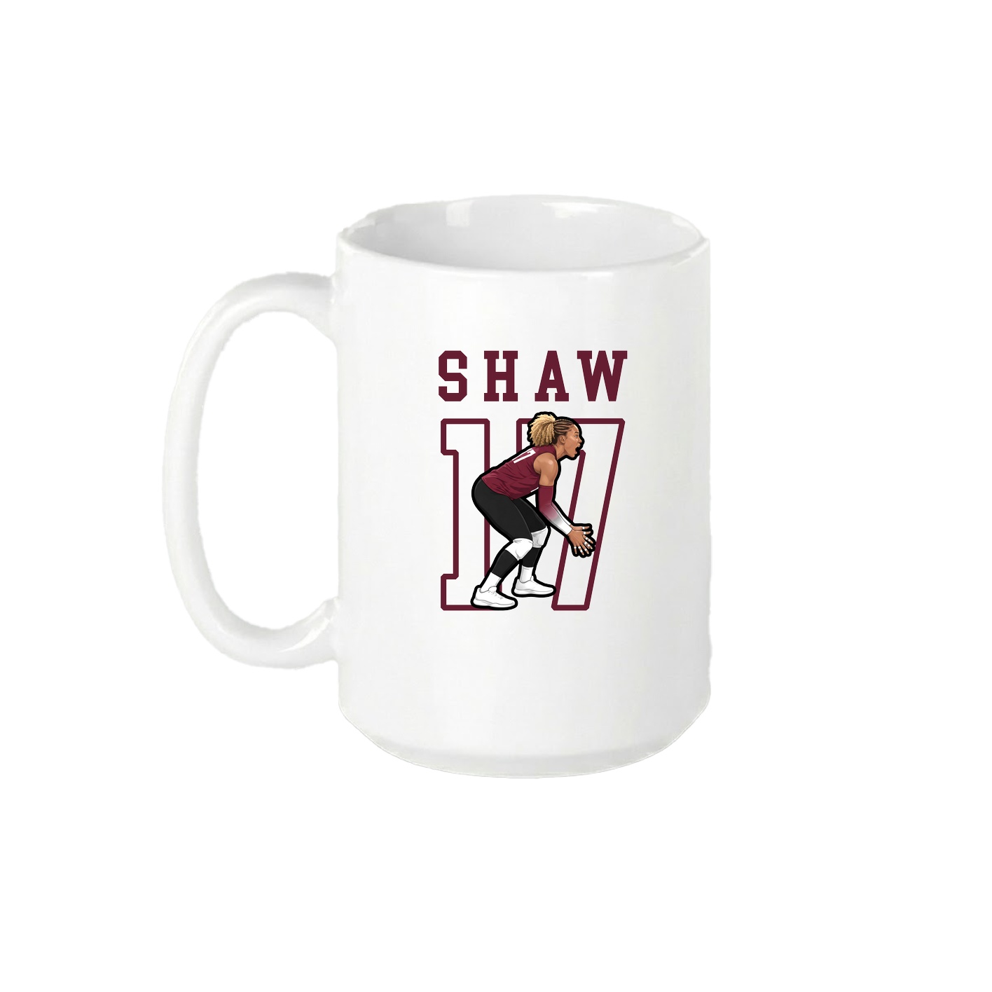 15oz Coffee Mug — Shirsey in White