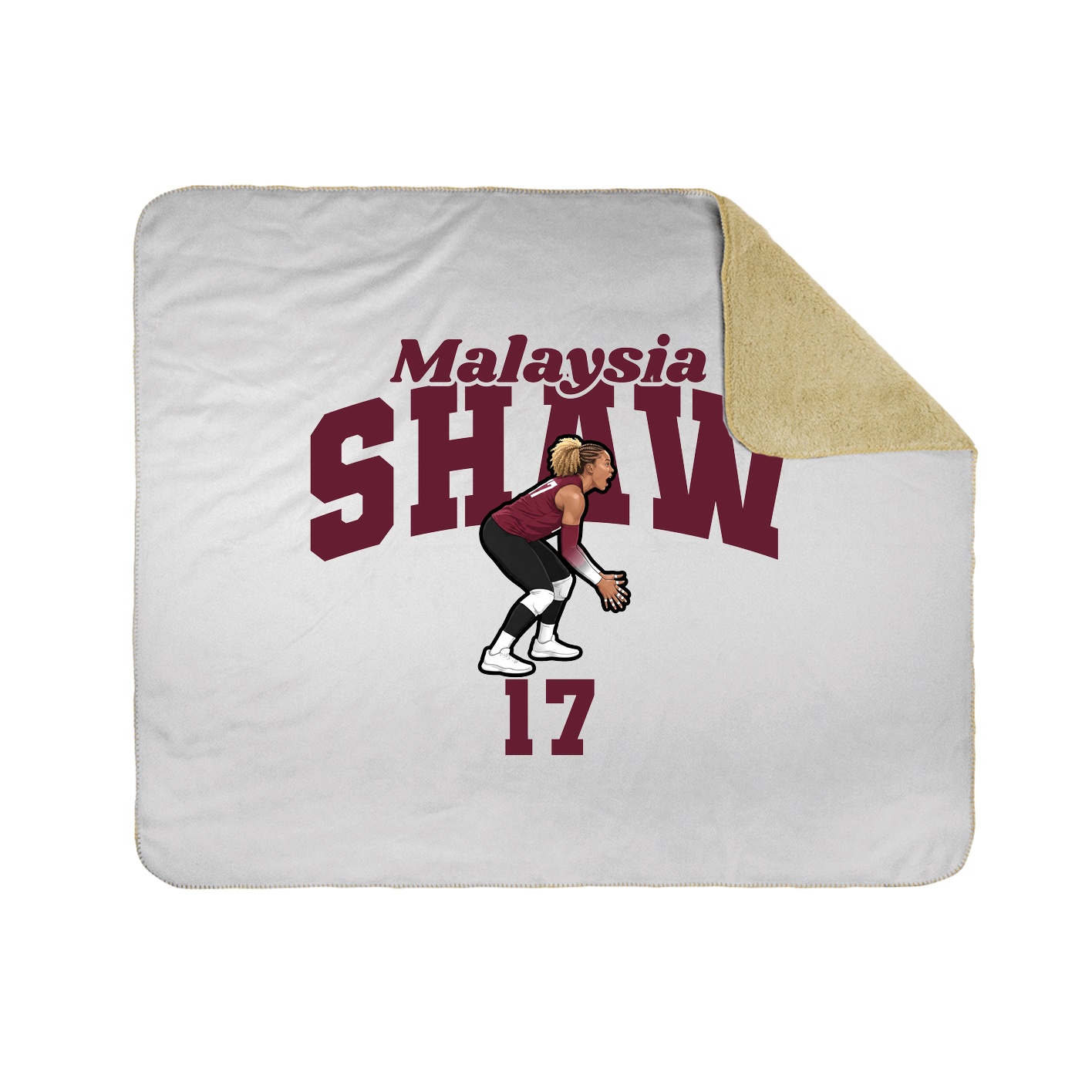 Throw Blanket — Signature Arch in White