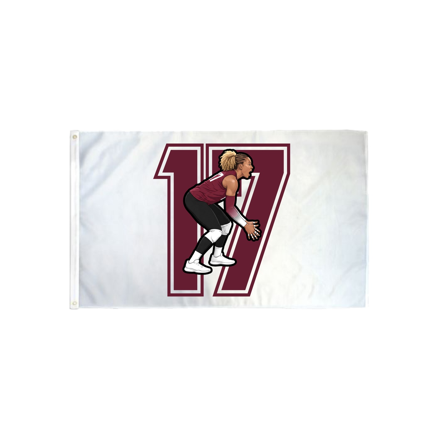 3x5 Flag — Number in Classic