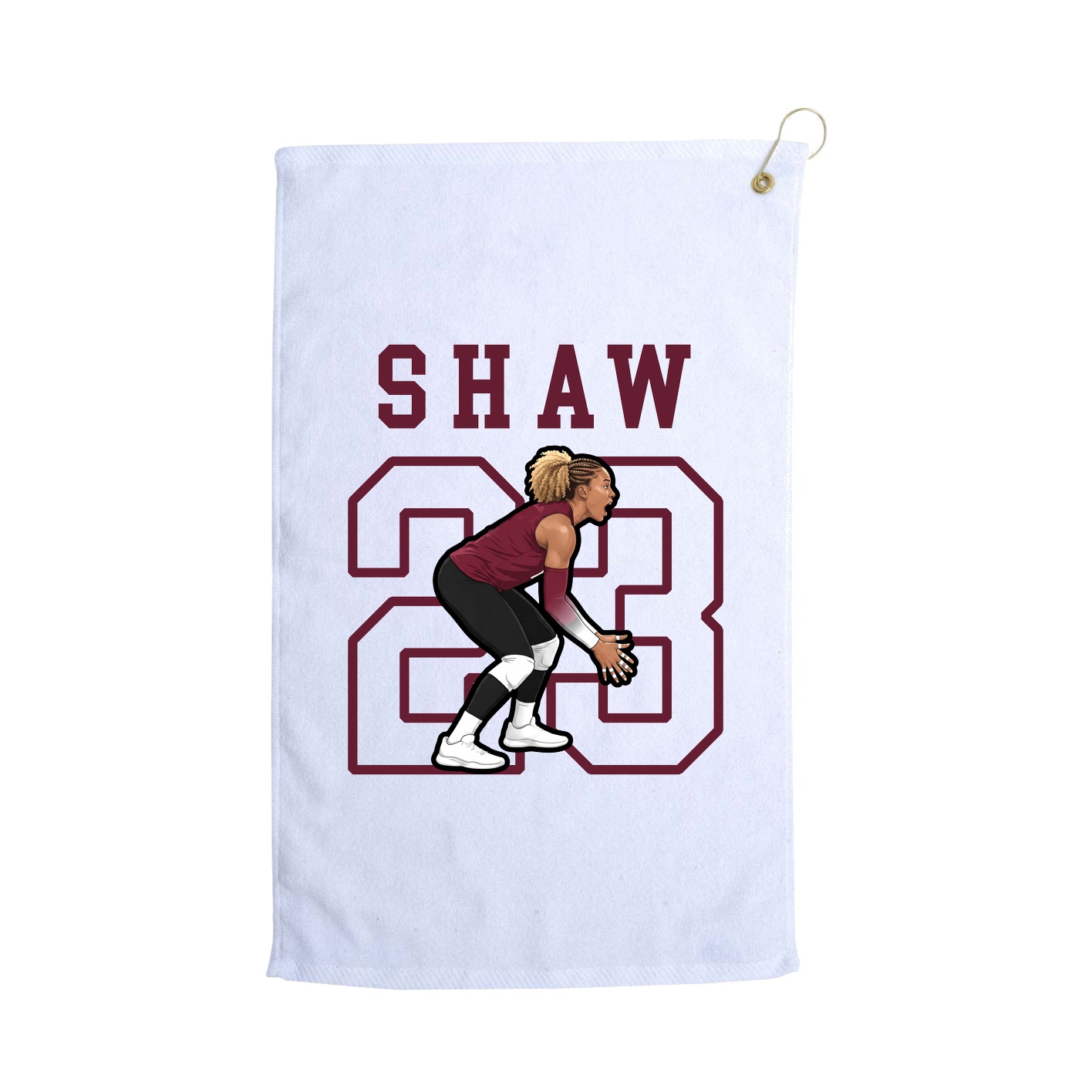 Golf Towel — Shirsey in White