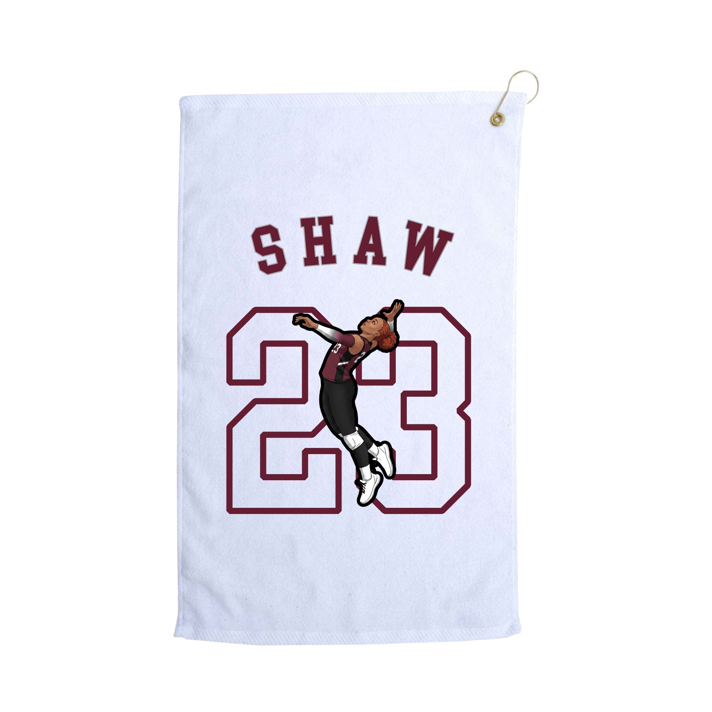 Golf Towel — Shirsey Arch in White