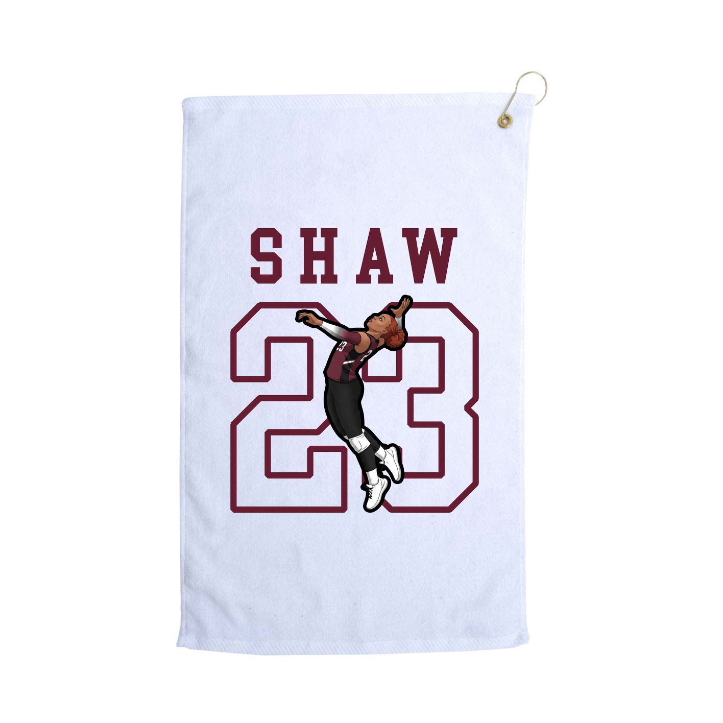 Golf Towel — Shirsey in White